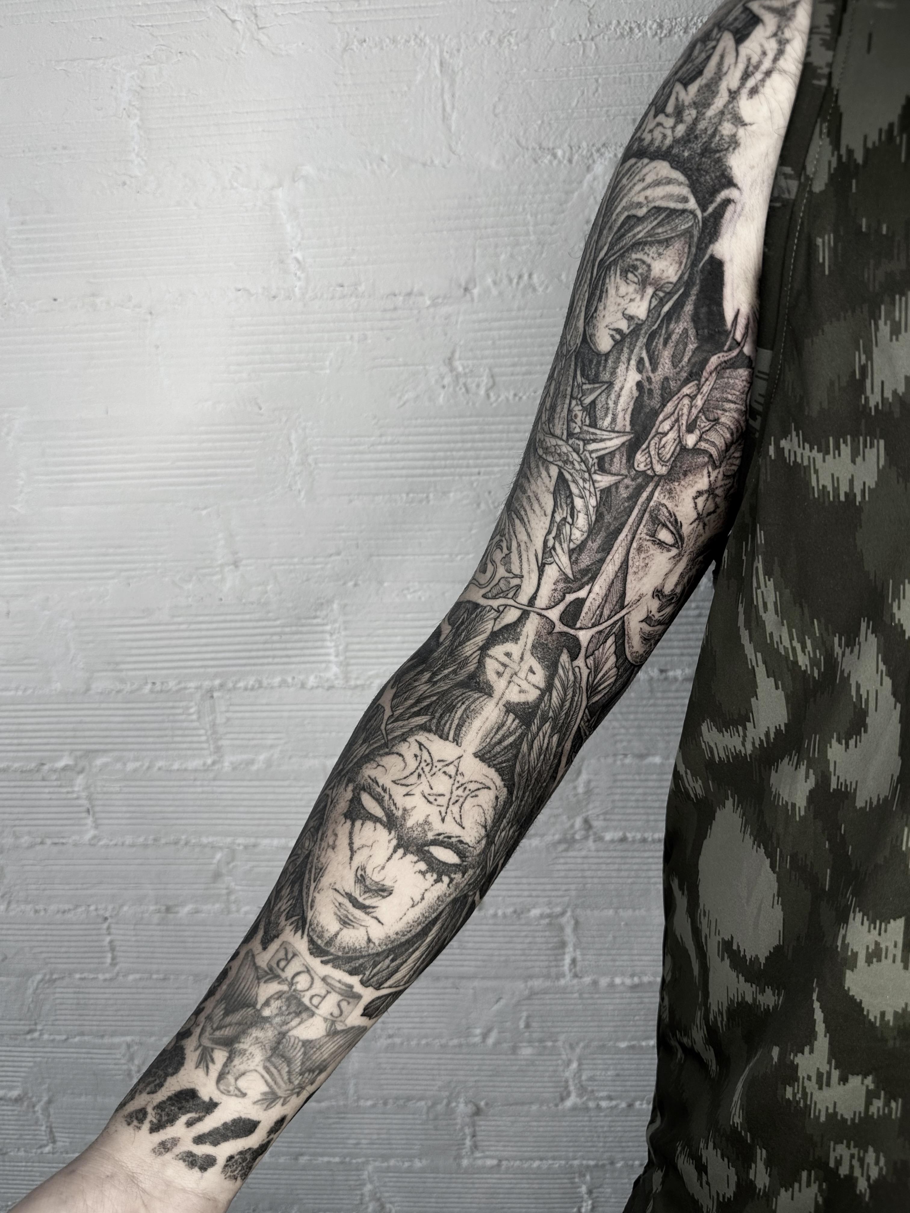 Tattoo by @panyvinoo — black_and_grey, realism