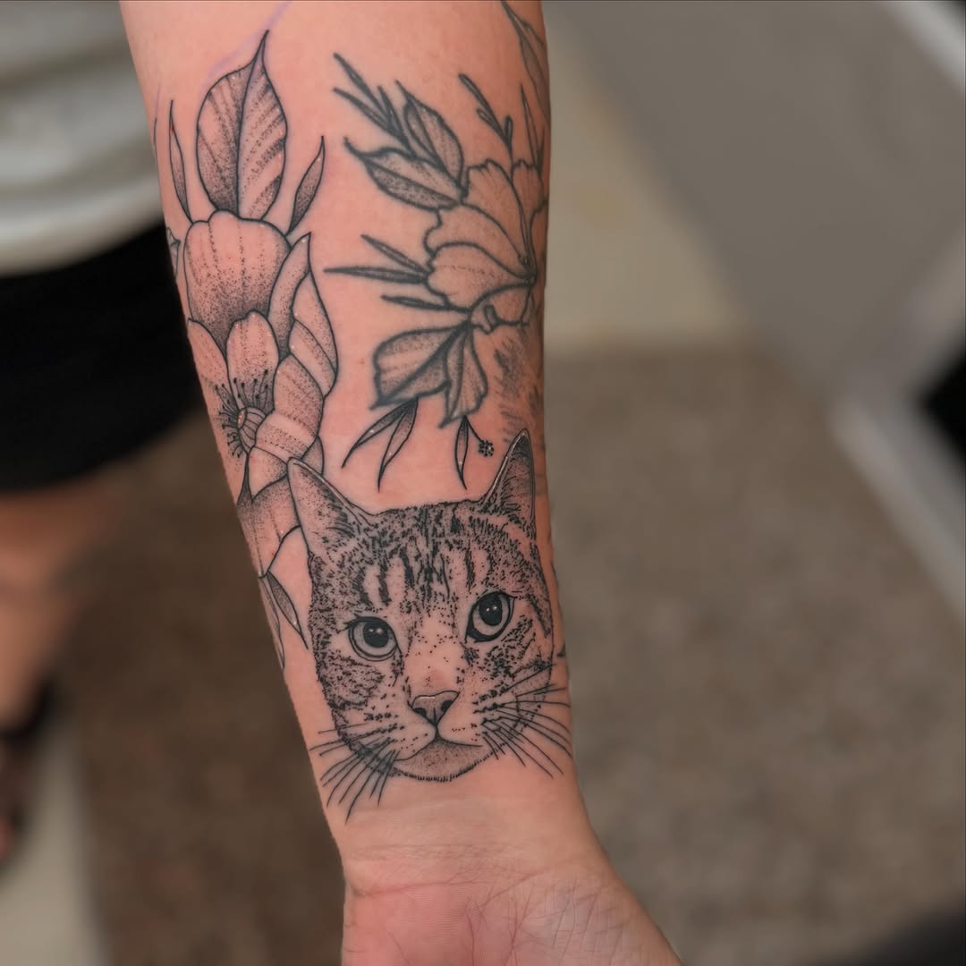 Tattoo by @ericarose_tattoos β realism, dotwork