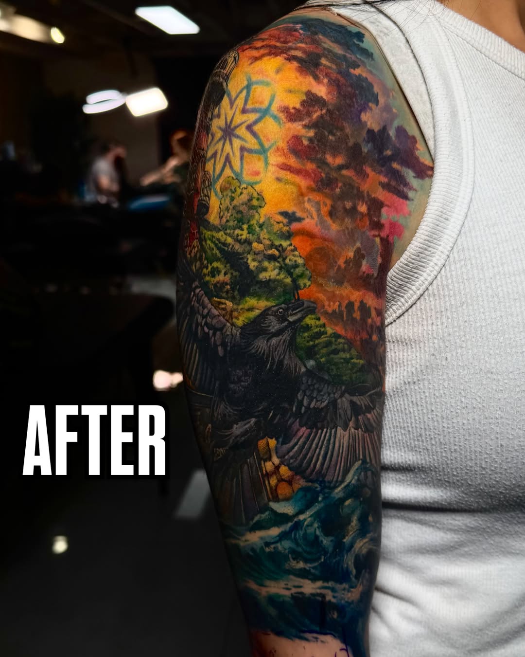 Tattoo by @gabrielvtattoos — realism, trash_polka