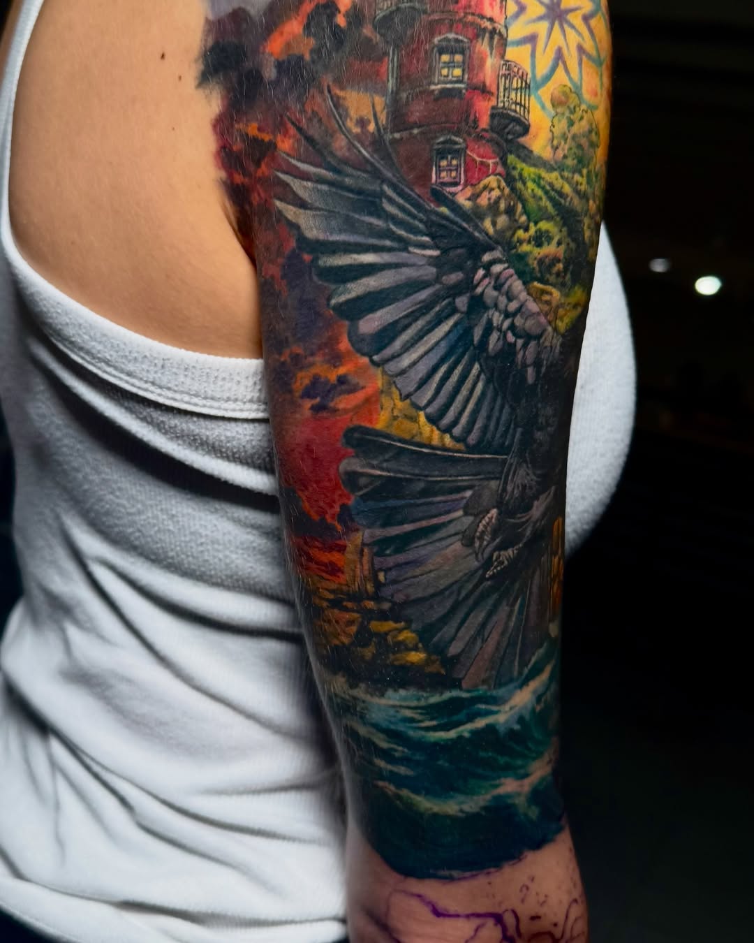 Tattoo by @gabrielvtattoos — realism, trash_polka