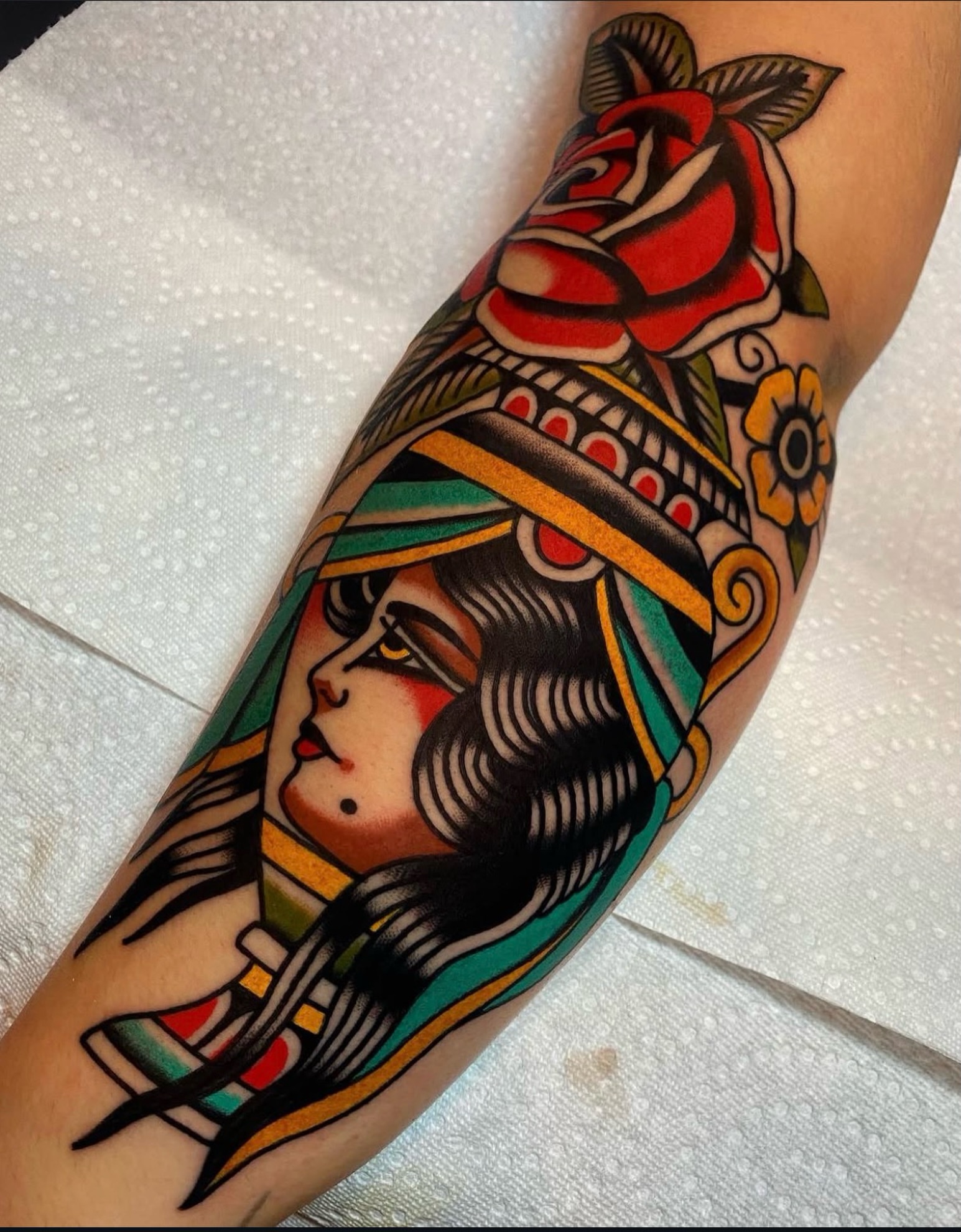 Tattoo by @jimmy_snaz — american_traditional, geometric
