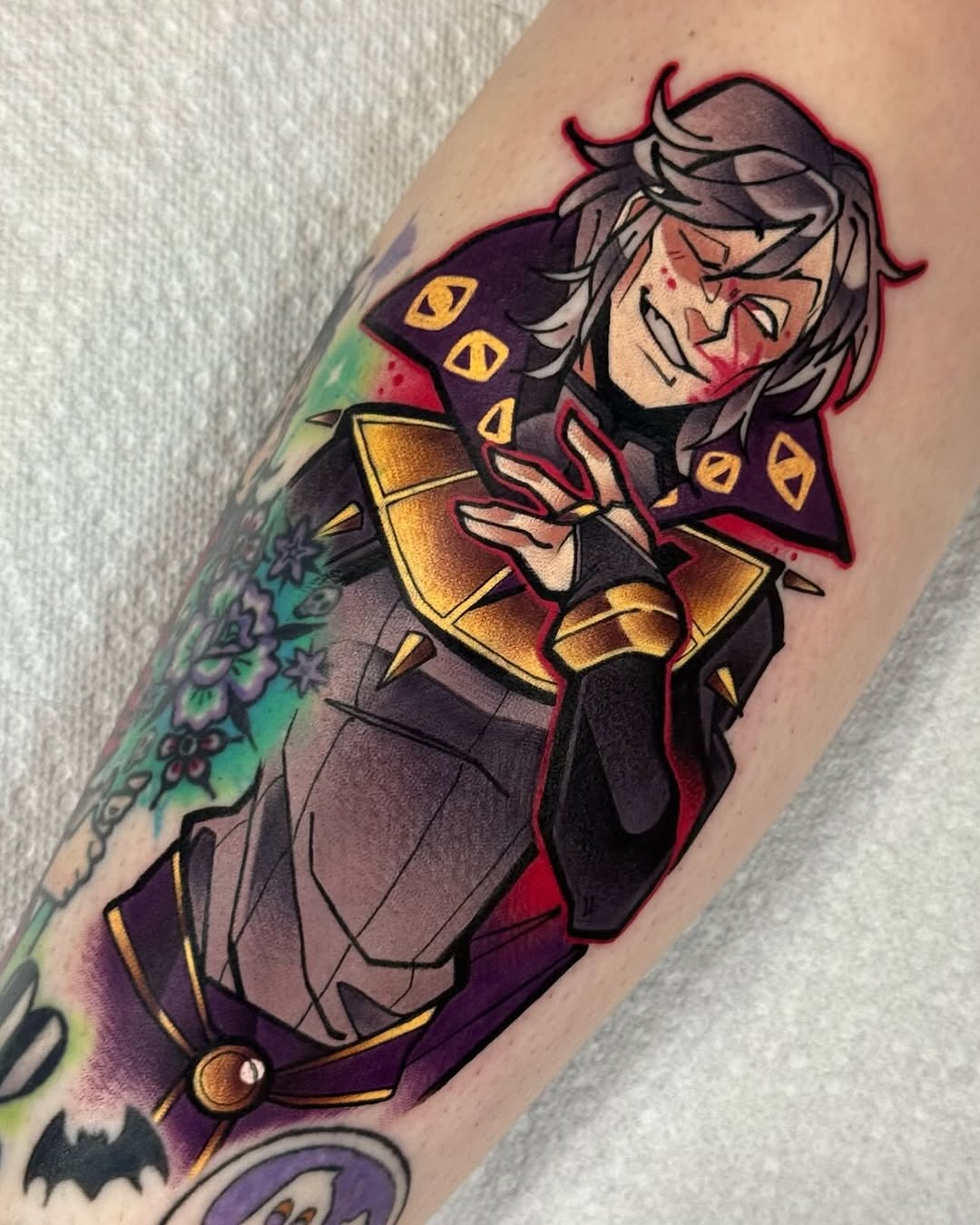 Tattoo by @clwnslvt β anime, new_school