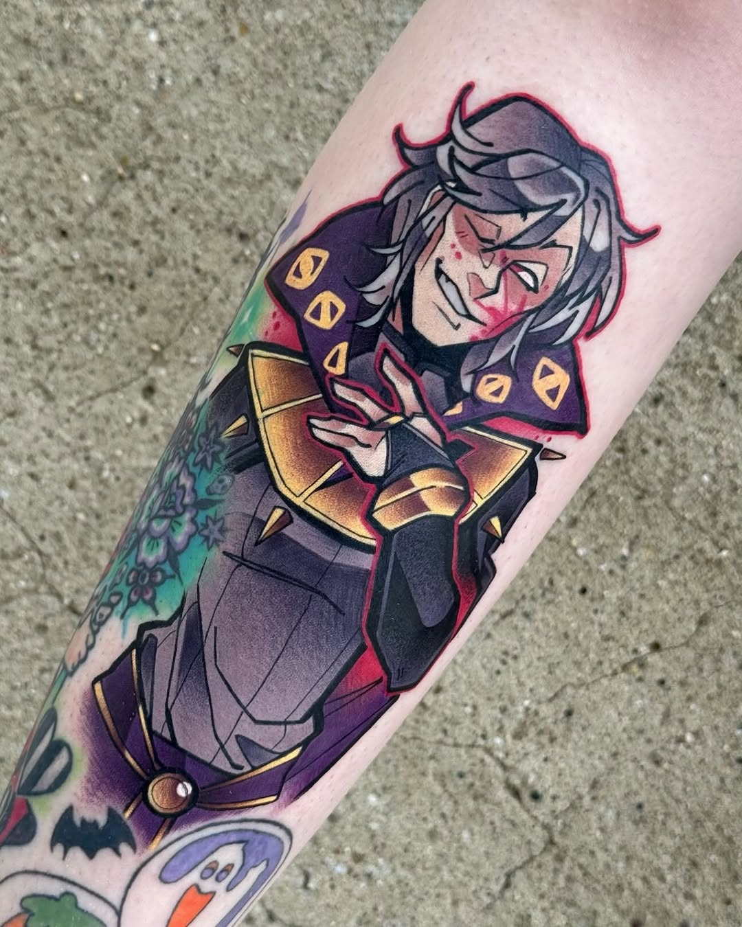 Tattoo by @clwnslvt β anime, new_school