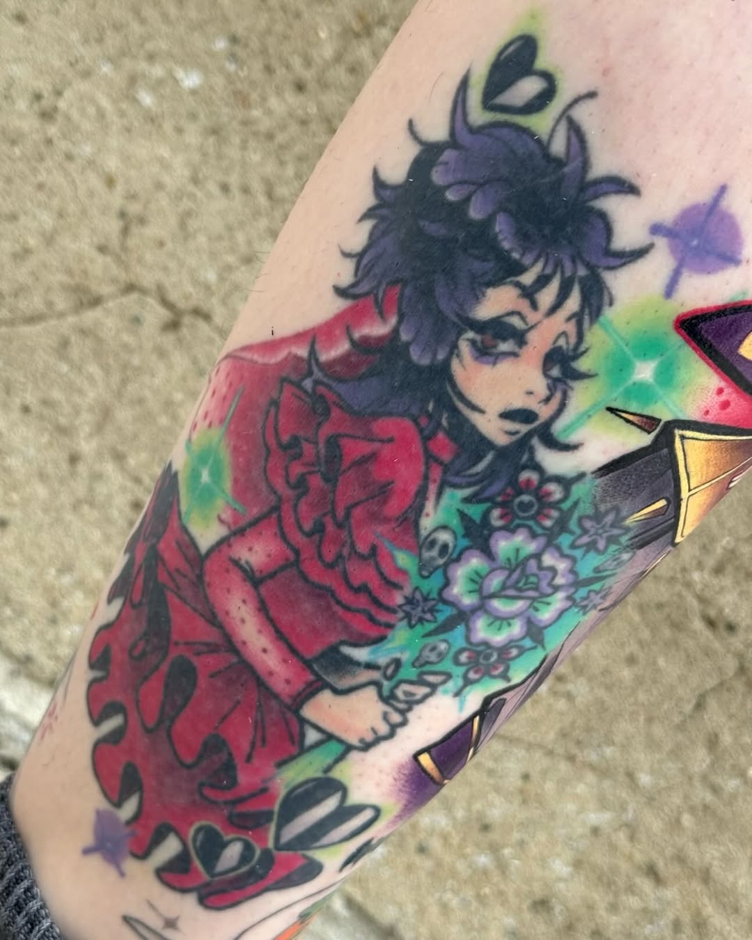Tattoo by @clwnslvt β new_school, illustrative