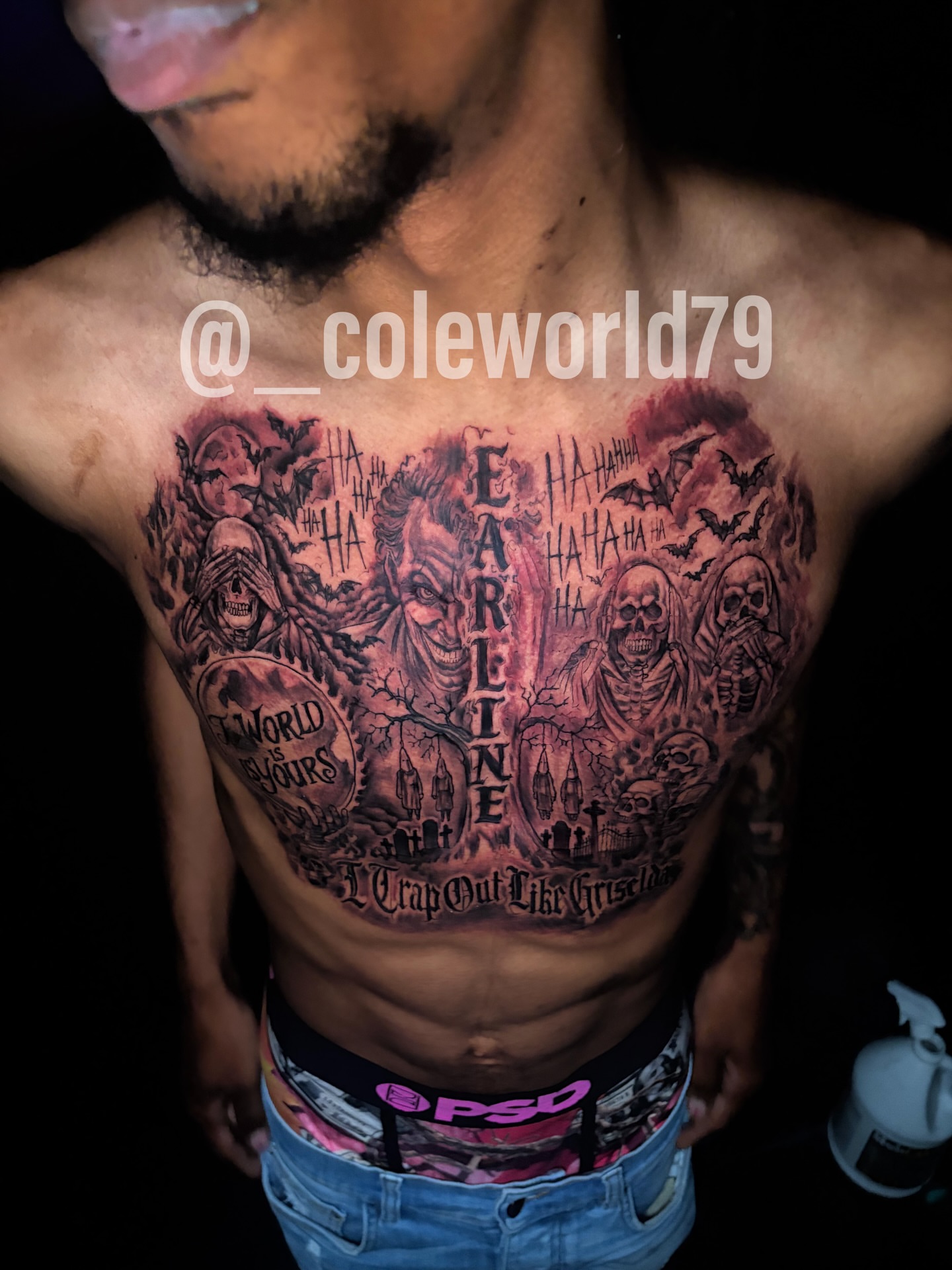 Tattoo by @_coleworld79 โ black_and_grey