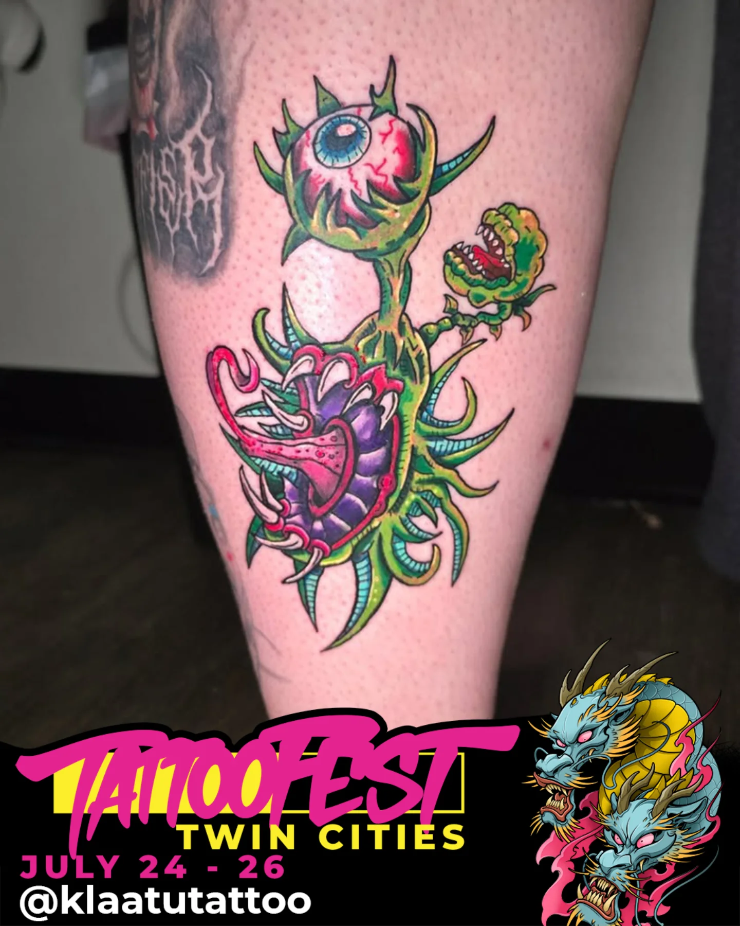 Tattoo by @klaatutattoo — surrealism