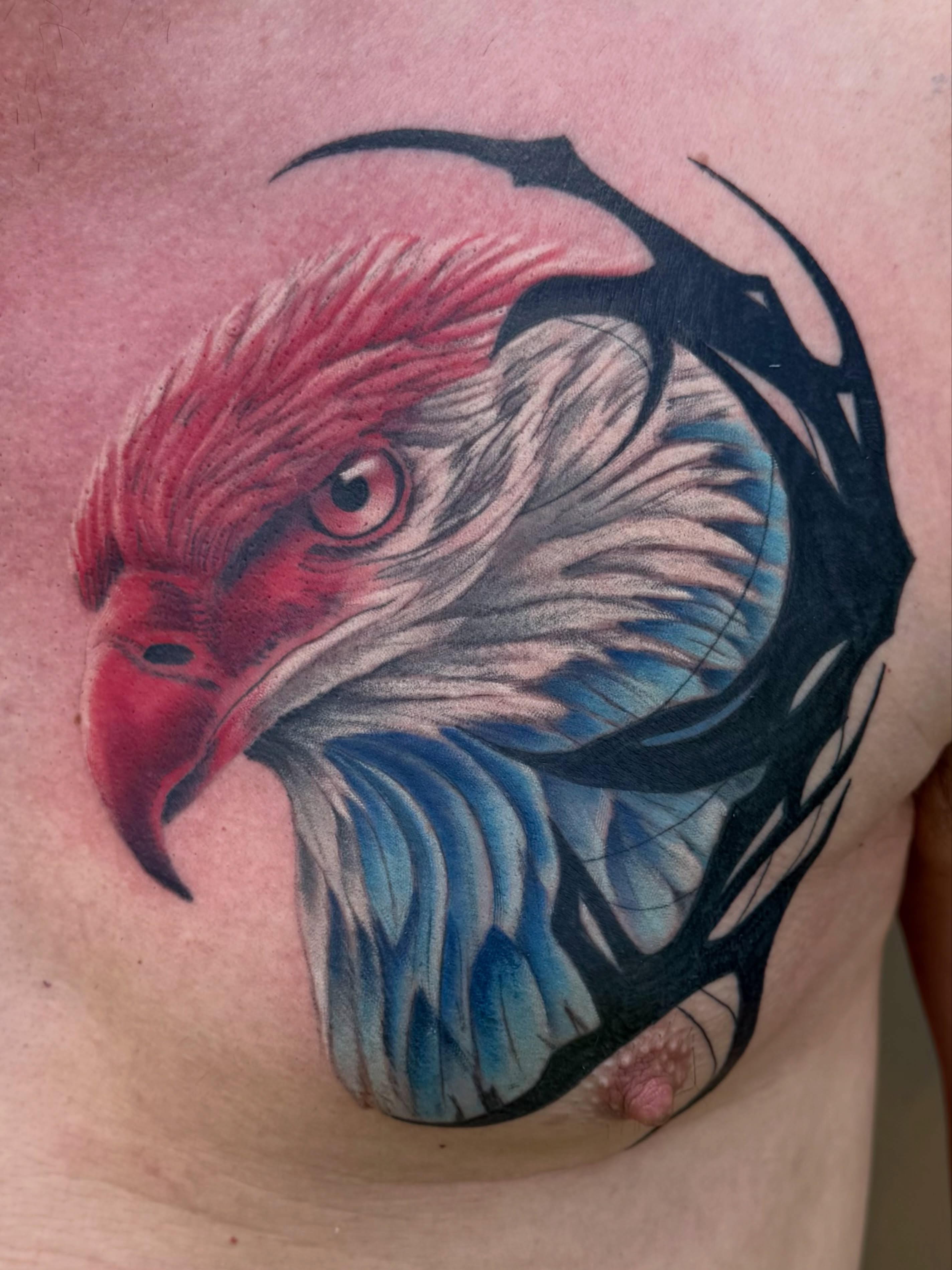 Tattoo by @lovebeavertattoo — realism, trash_polka