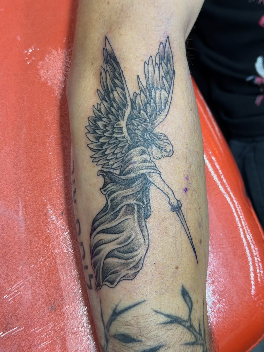 Tattoo by @driftingsquid — black_and_grey, realism