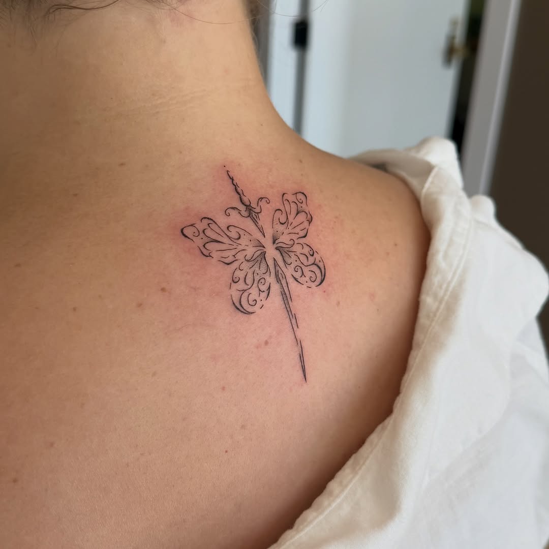 Tattoo by @bearangeltattoo — fine_line, ornamental
