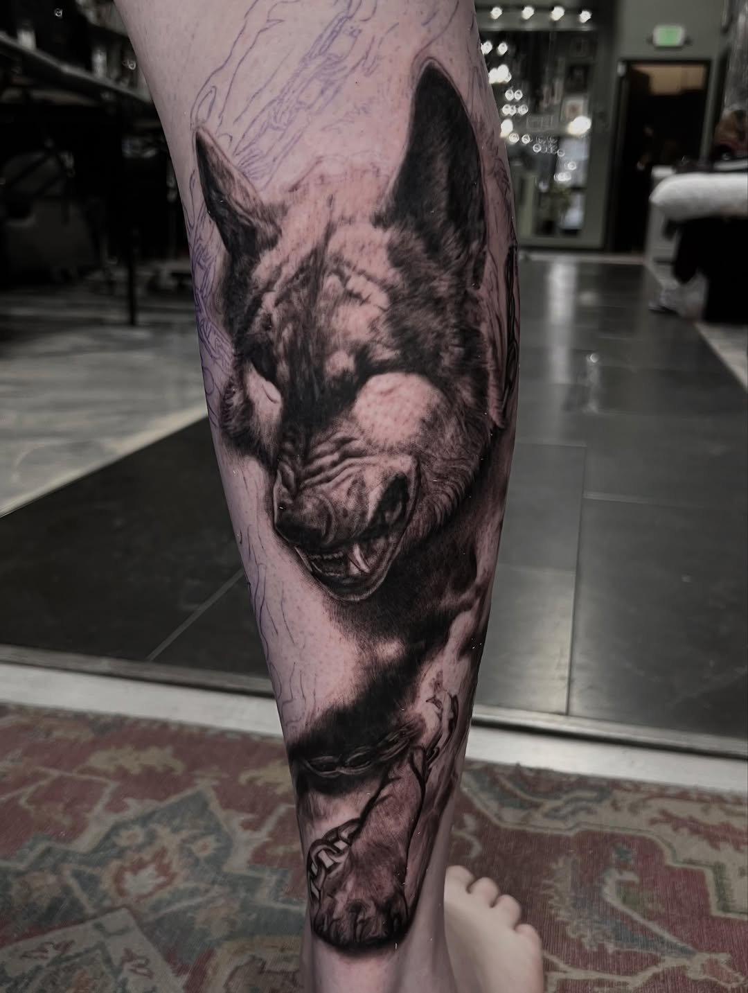Tattoo by @mikejtattooer22 — realism, black_and_grey