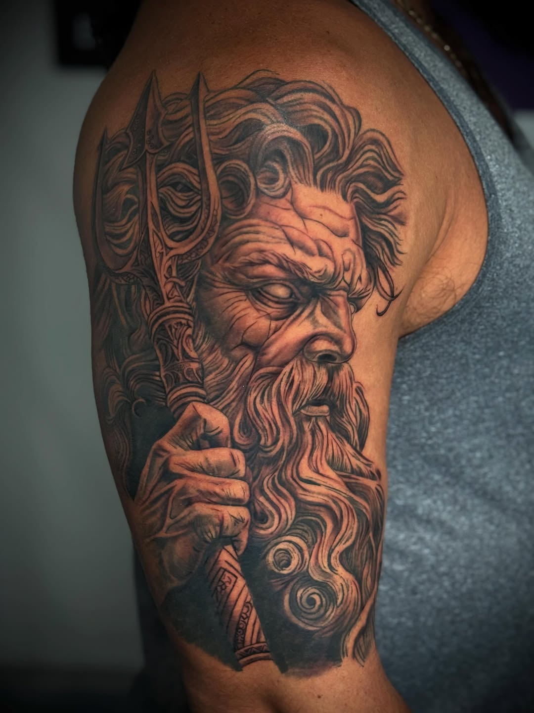Tattoo by @chino_inks — realism, black_and_grey