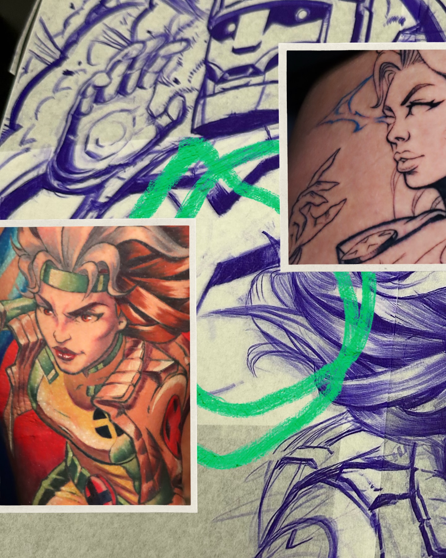 Anime character anime tattoo on the upper arm by Jesús Blones - Tattoo Artist, Norwalk, Connecticut
