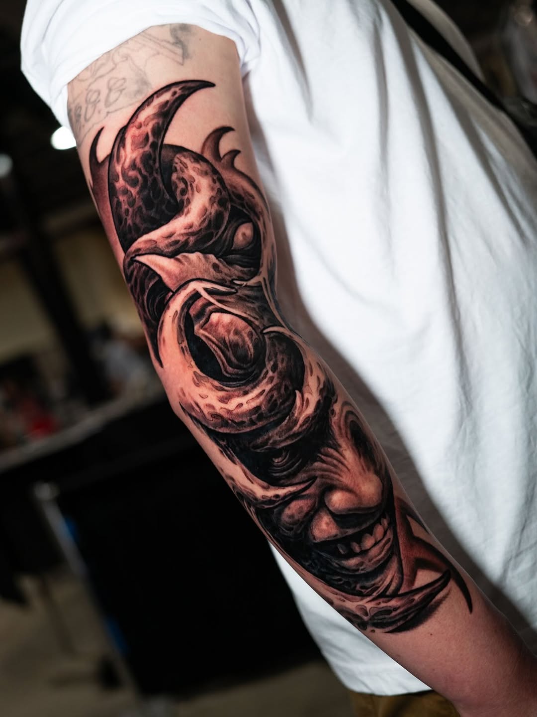 Tattoo by @markink__ β dark_realism, black_and_grey