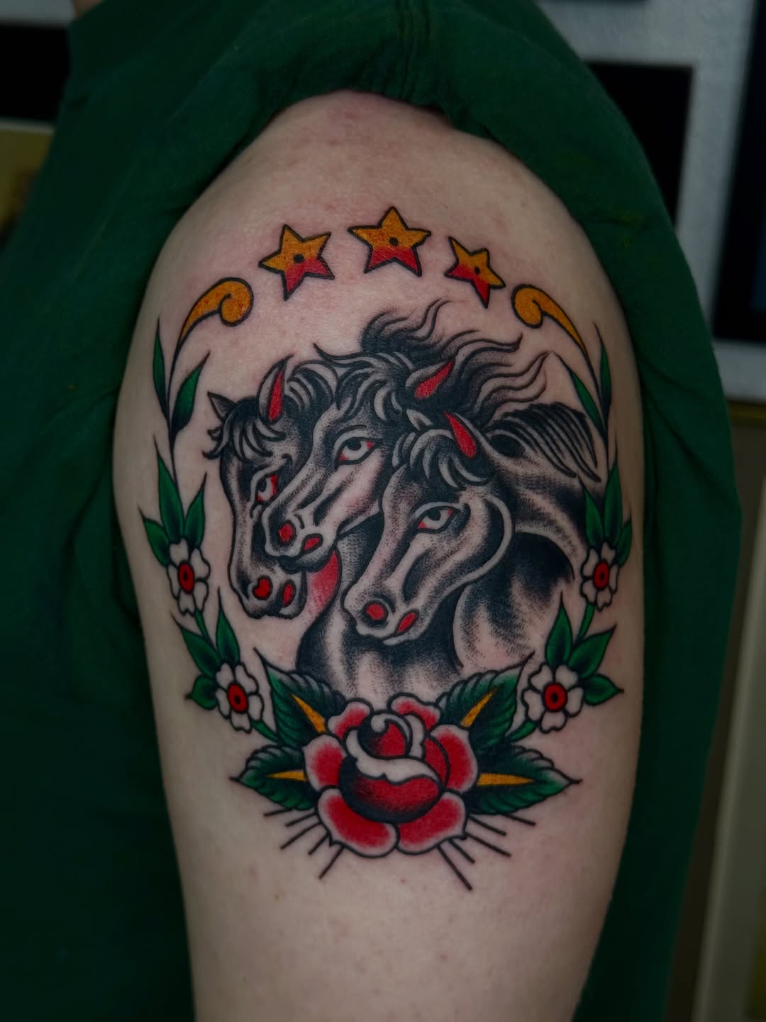 Tattoo by @benkarnofsky — american_traditional, black_and_grey