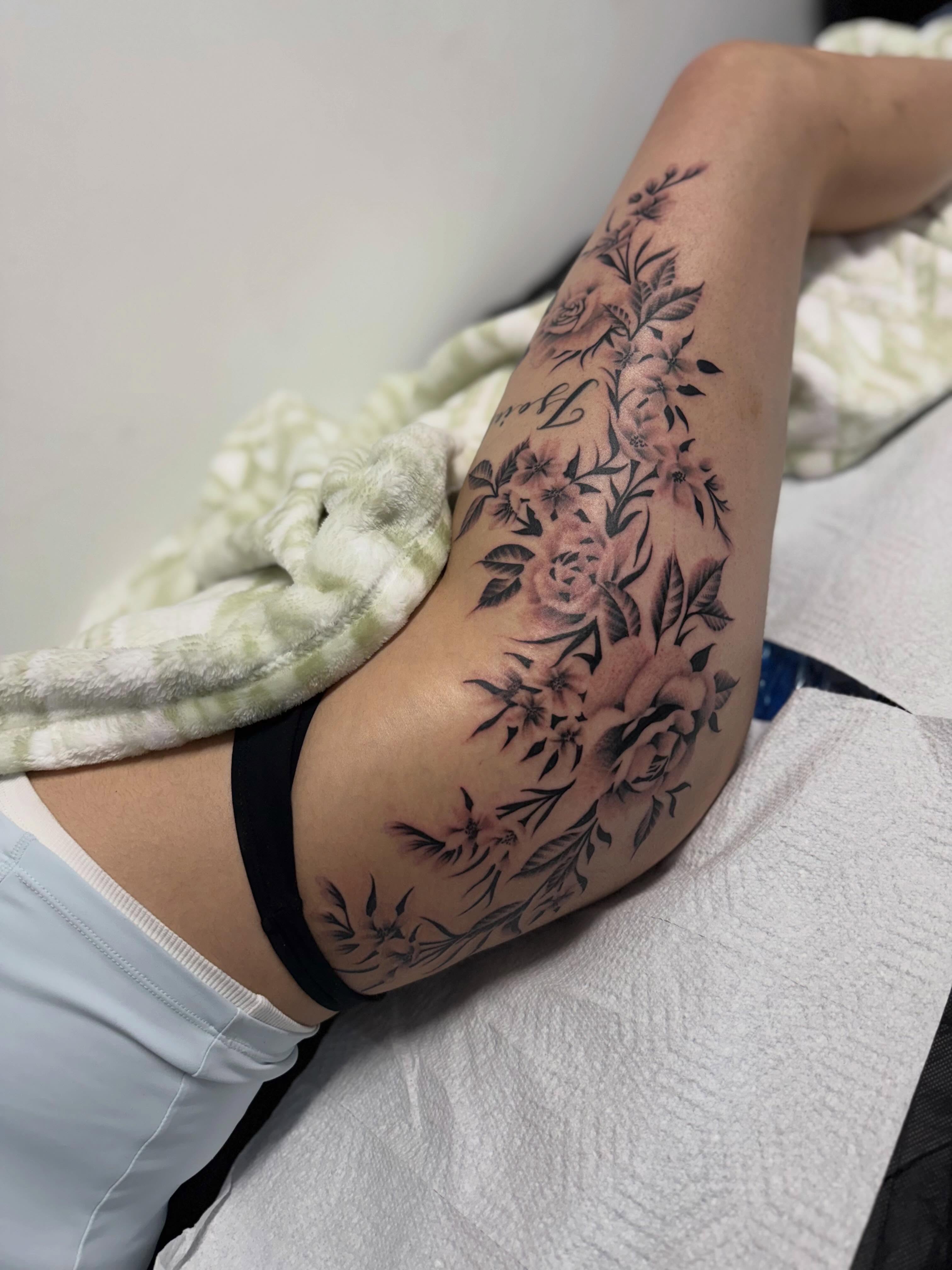 Tattoo by @santana_ink โ black_and_grey