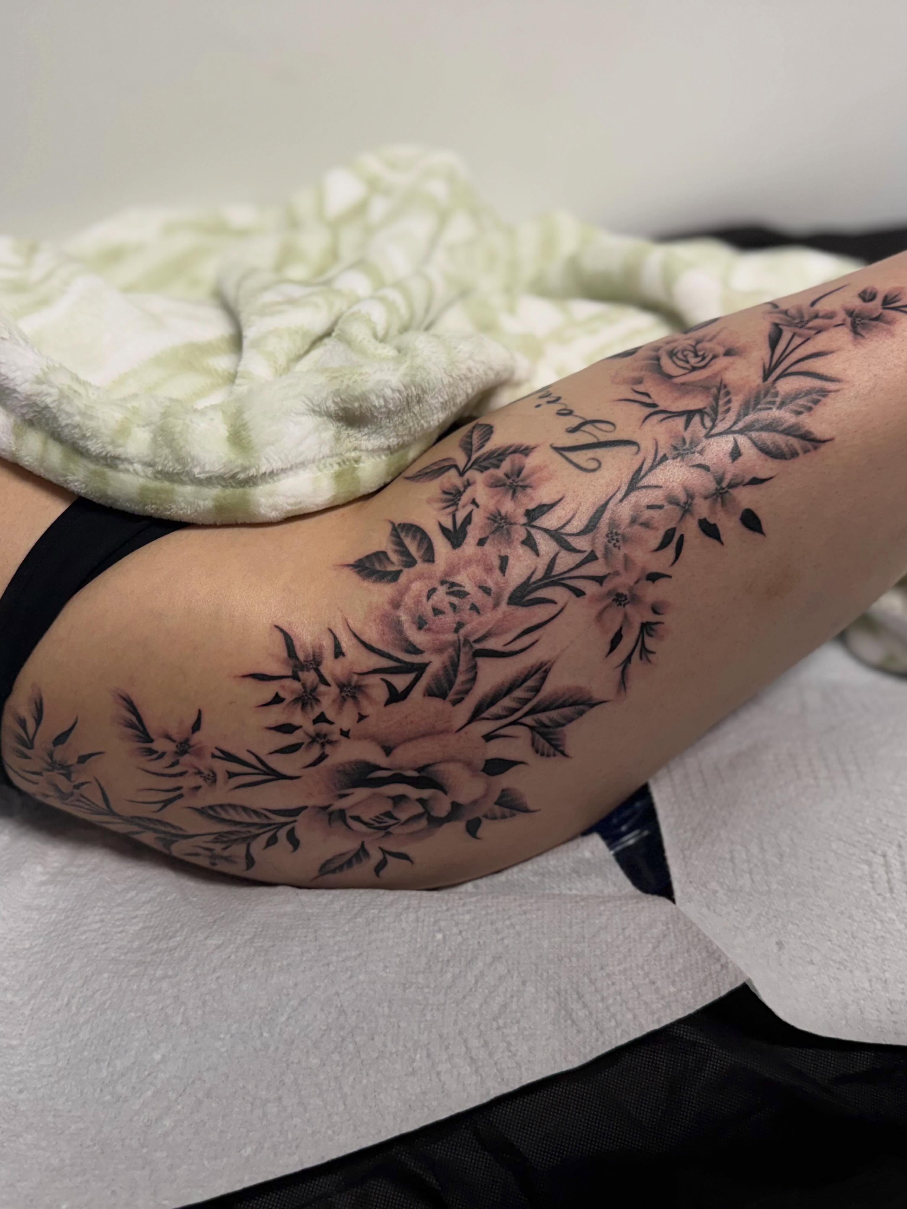 Tattoo by @santana_ink โ black_and_grey