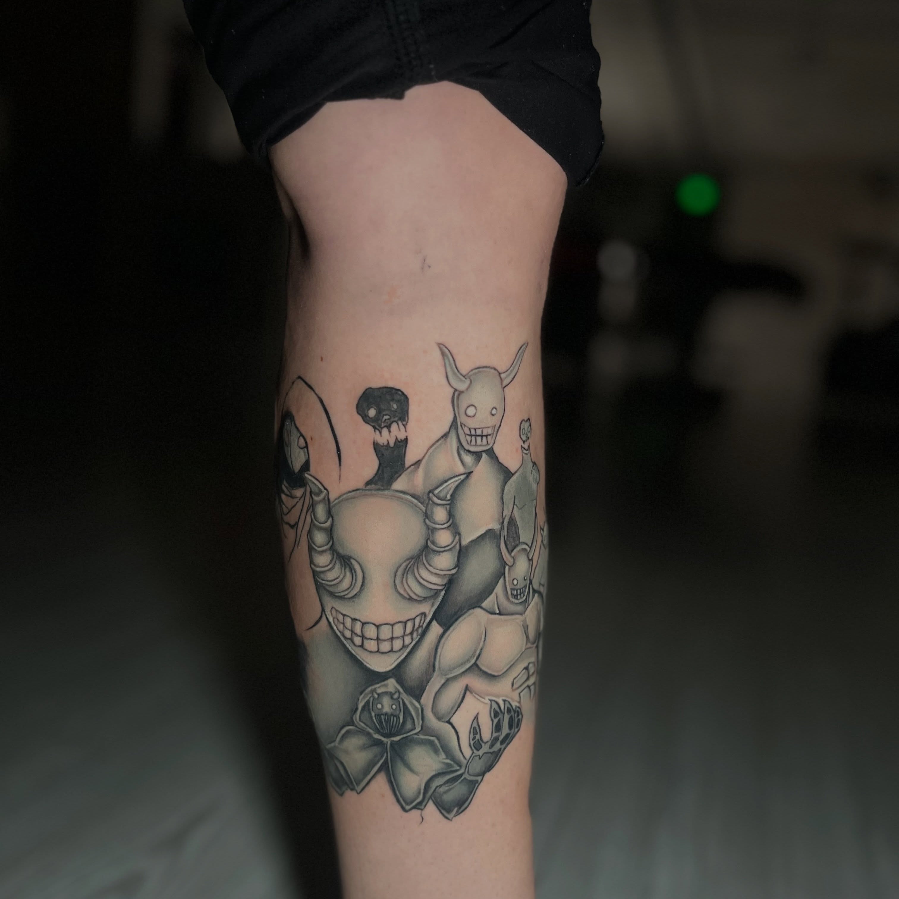 Tattoo by @ktronink — black_and_grey, realism