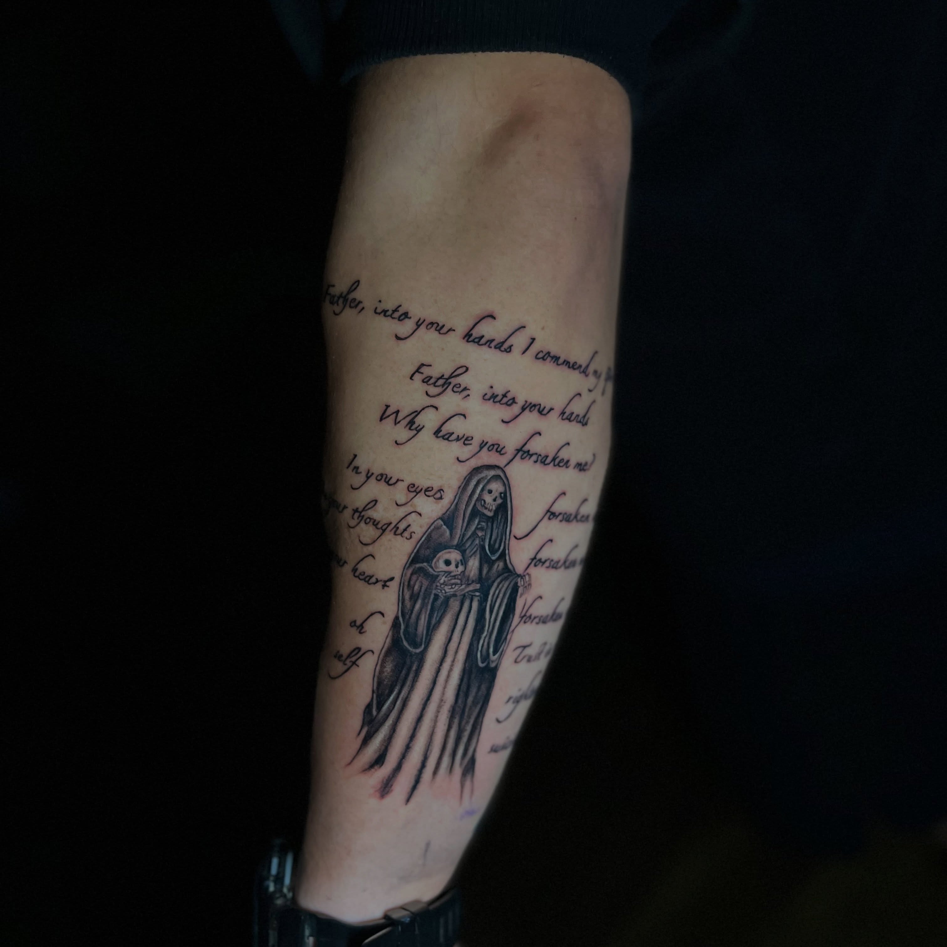 Tattoo by @ktronink — black_and_grey