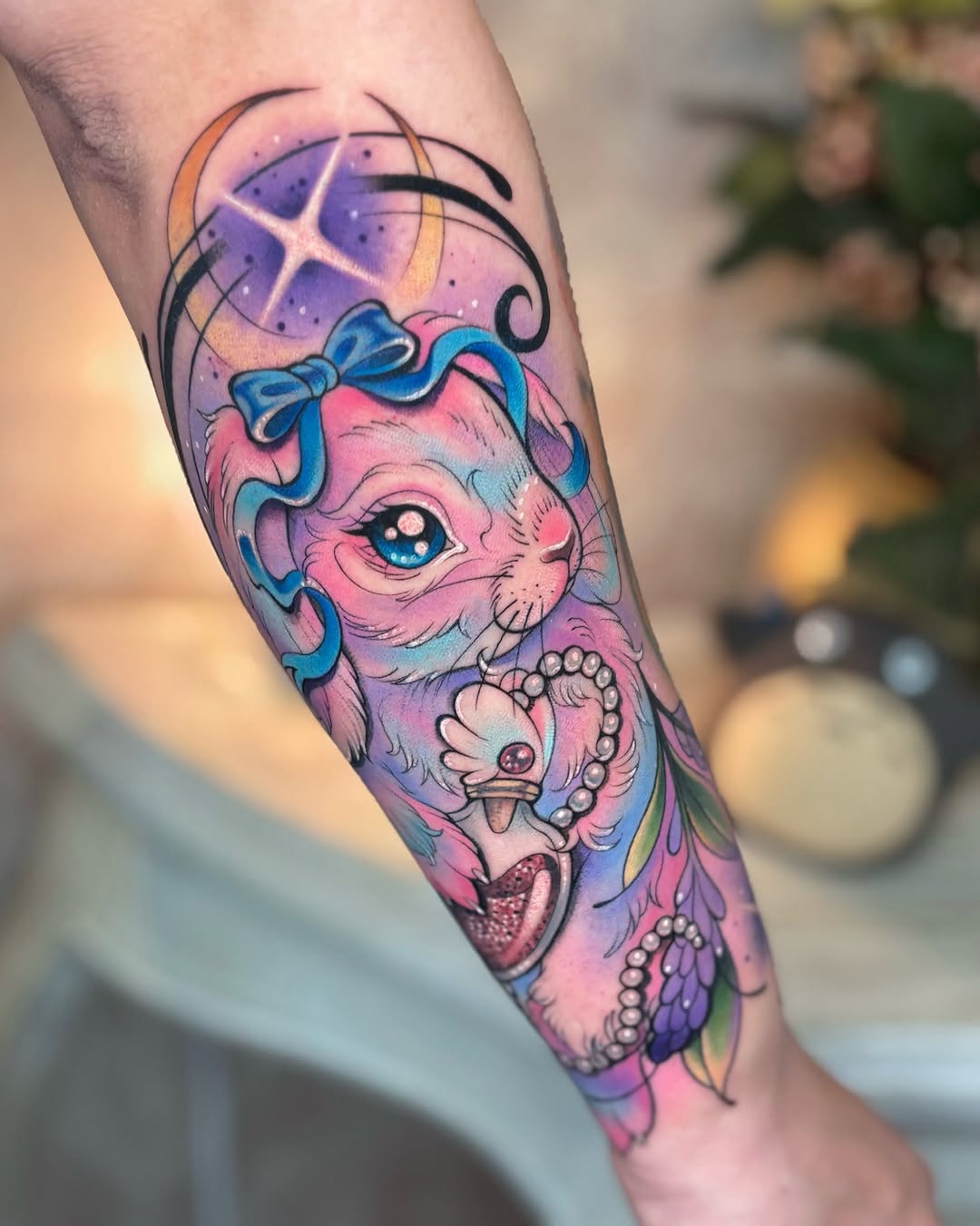 Tattoo by @maria.catwaii.tattoos — new_school, anime