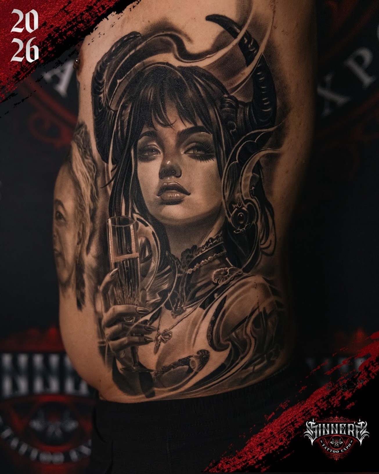 Tattoo by @tattoosbychino — realism, black_and_grey