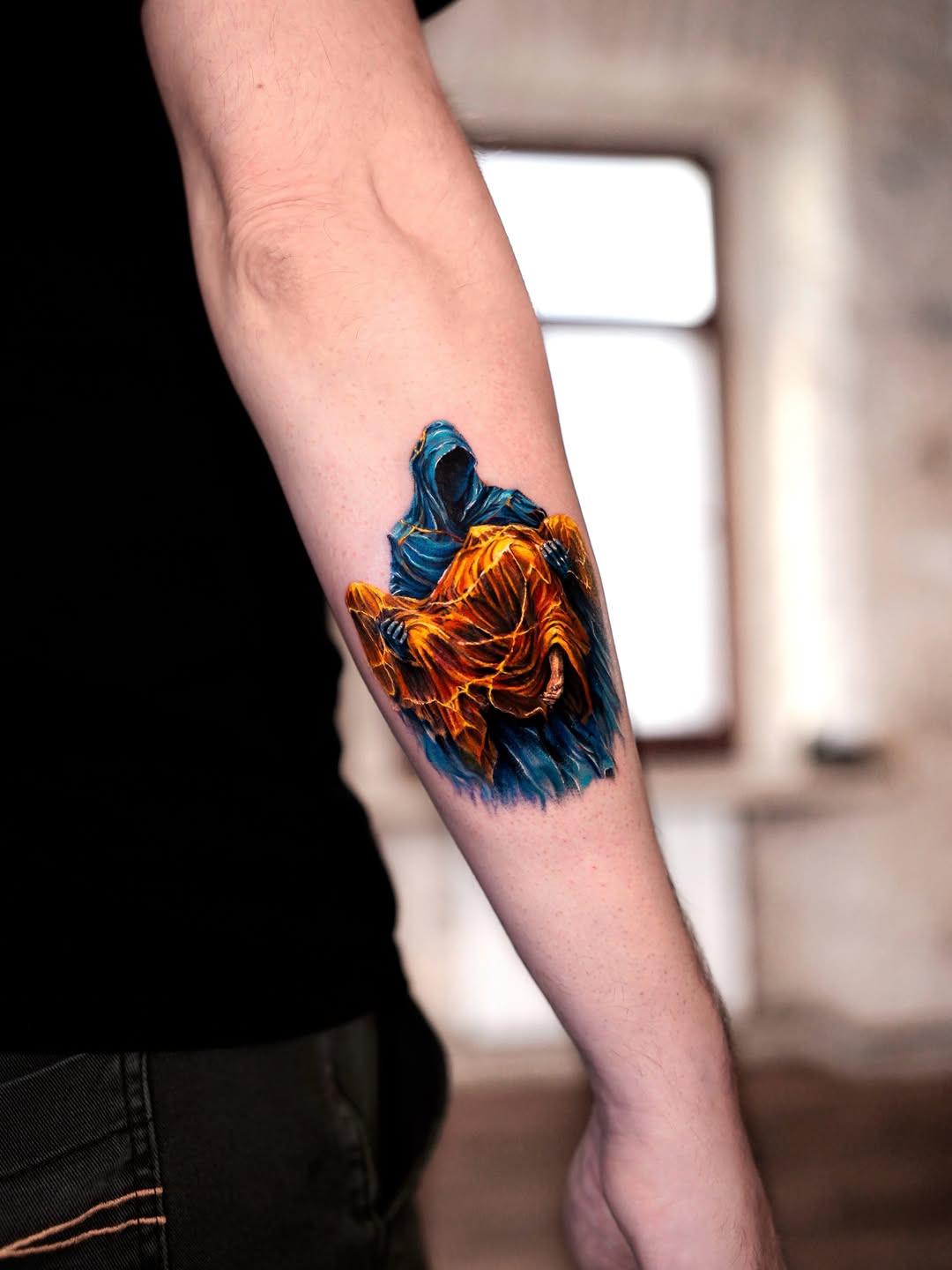 Tattoo by @serenayakcicekx — realism, dark_realism