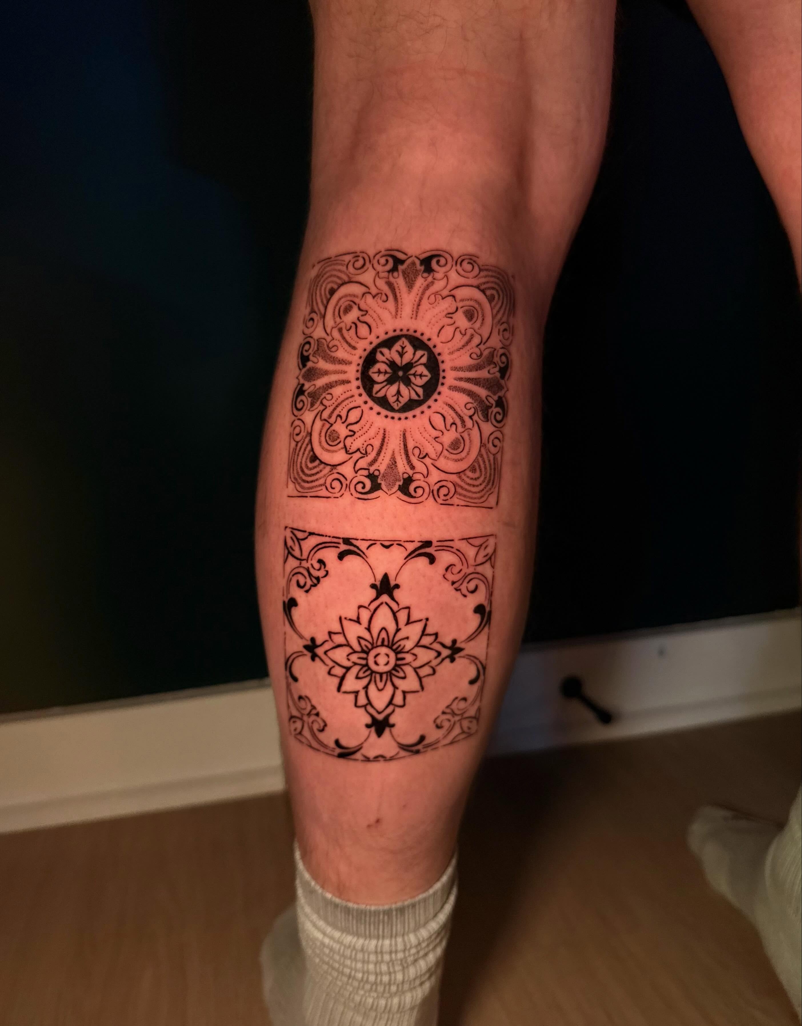 Tattoo by @juniperinkk — ornamental