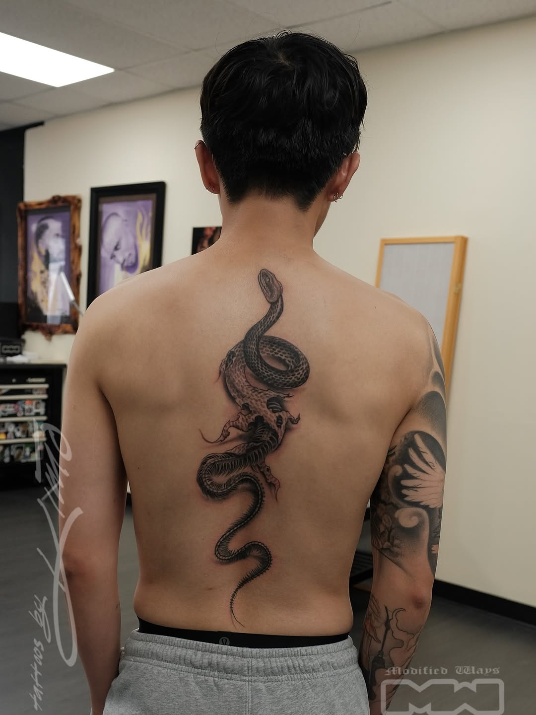 Tattoo by @tattoosbykimo — black_and_grey, realism