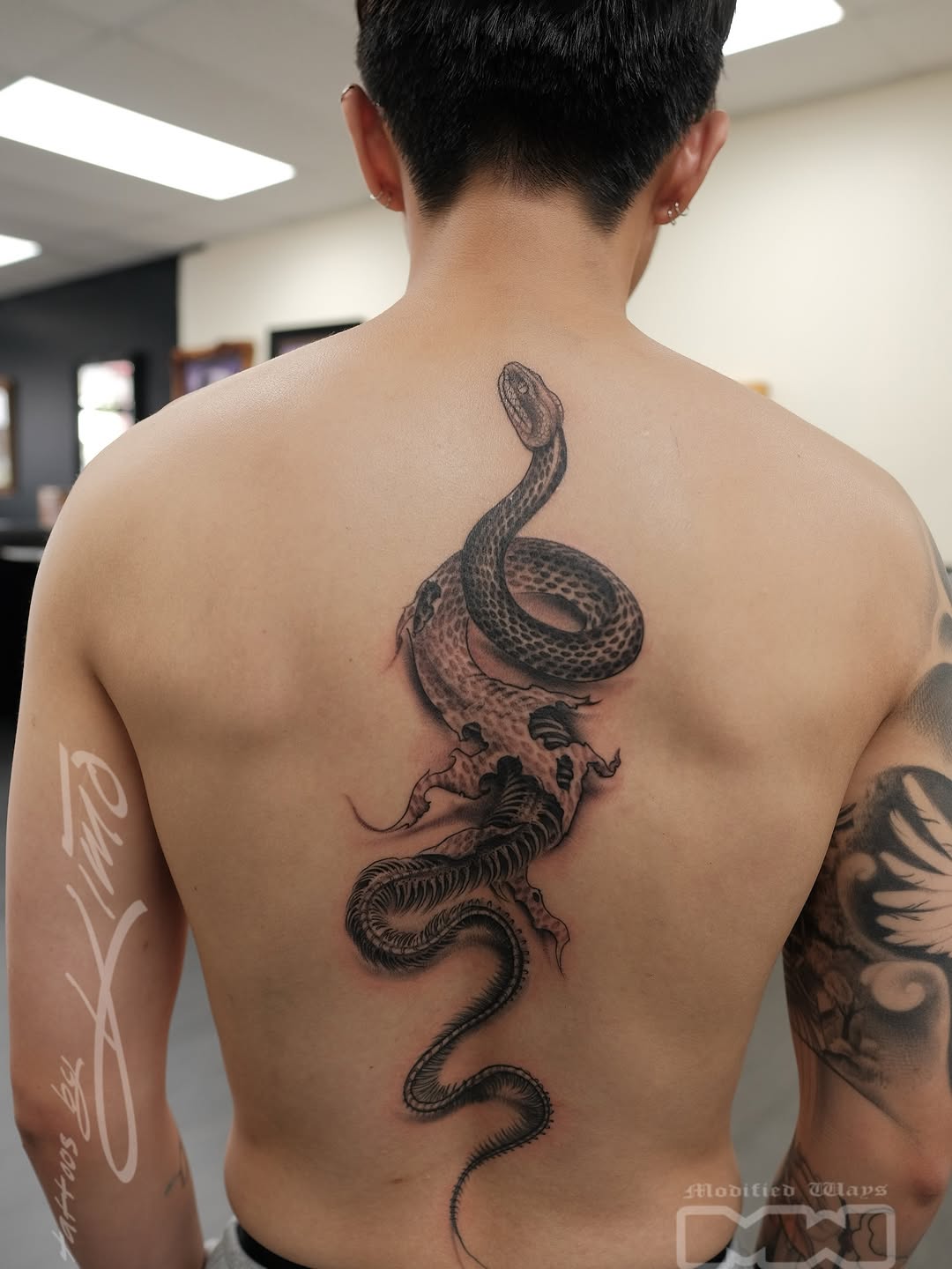 Tattoo by @tattoosbykimo — realism, black_and_grey