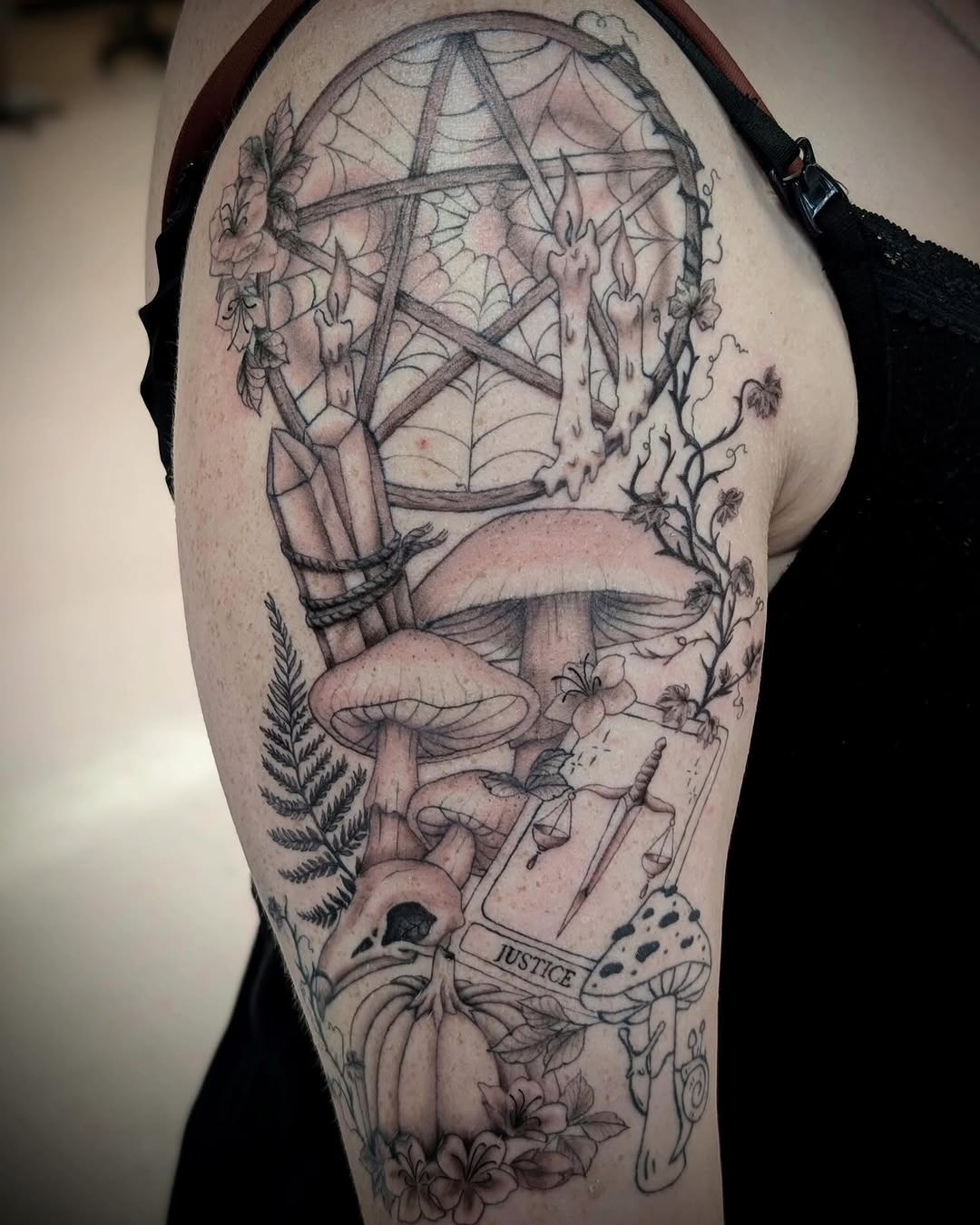 Sketch tattoo on the forearm by Rhiannon