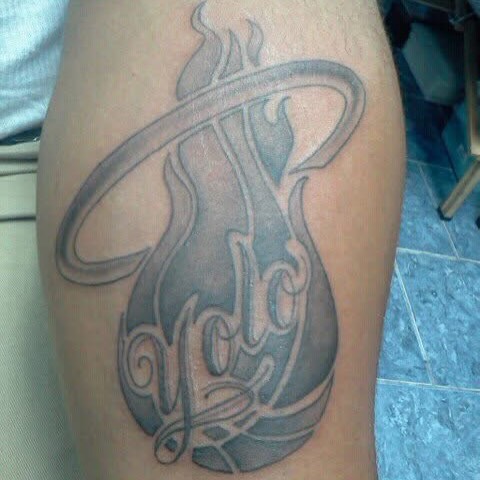 Tattoo by @cv__tattoo — lettering_script, black_and_grey