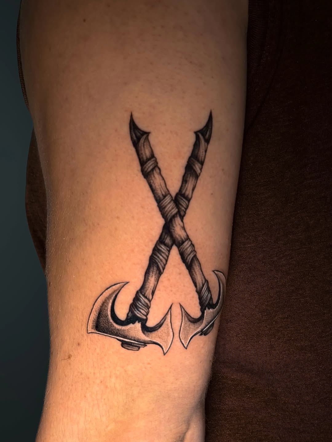 Tattoo by @tatbykam — black_and_grey, realism