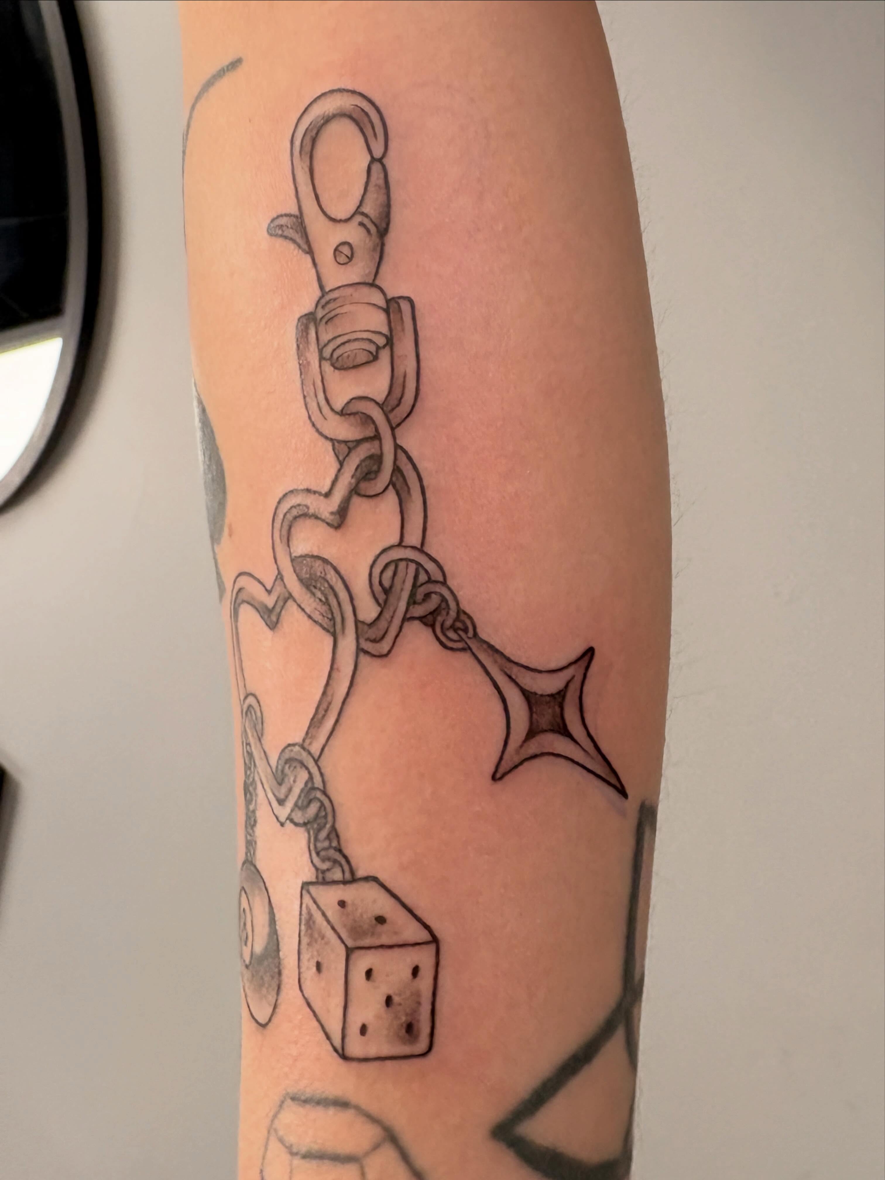 Tattoo by @shrimpfran โ black_and_grey