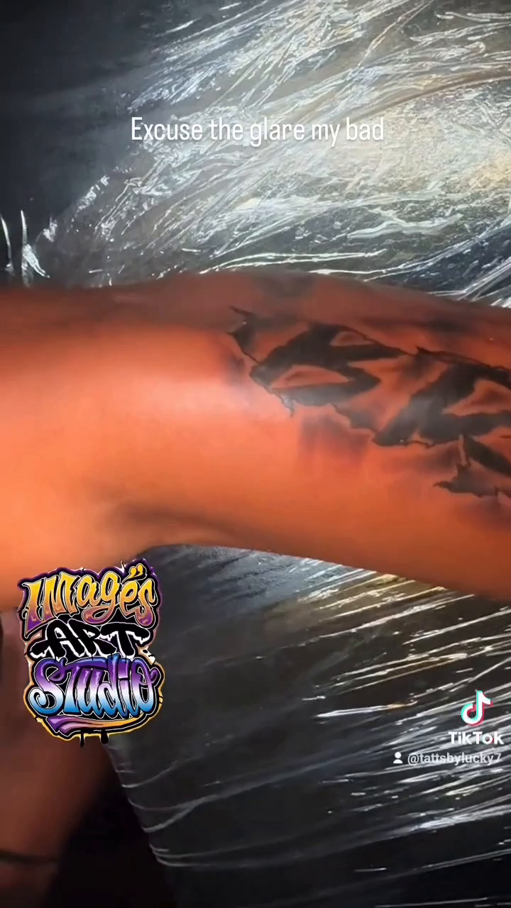 Tattoo by @tattsbylucky7 — blackwork
