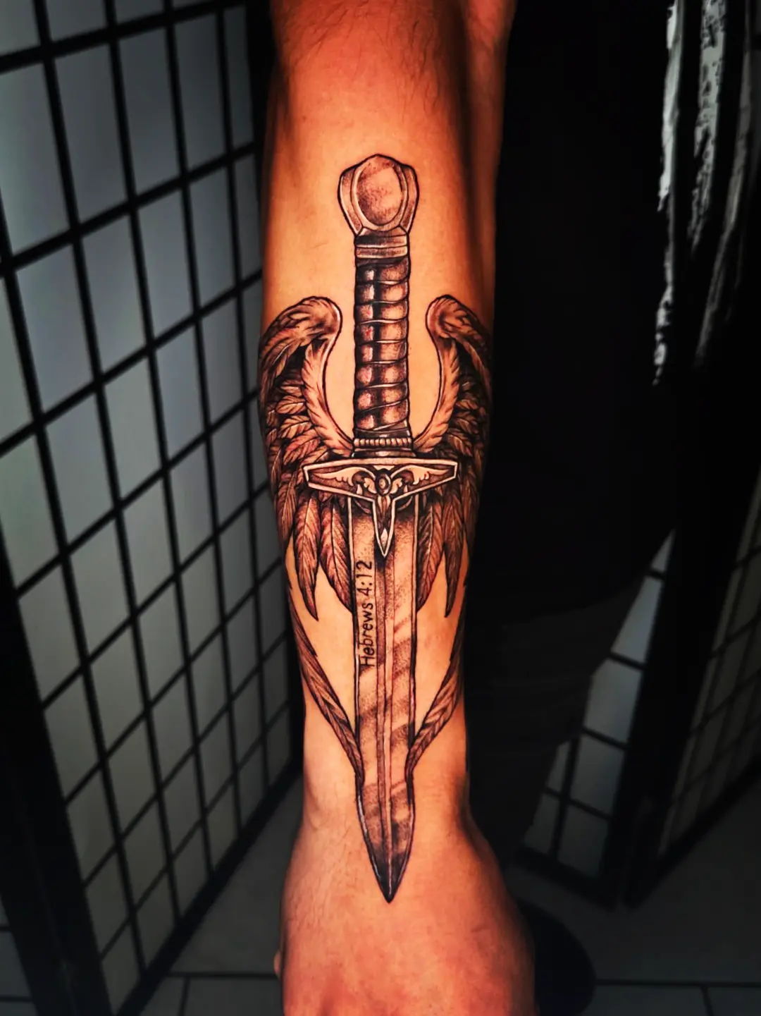 Tattoo by @johnnyloudertattoo — black_and_grey, realism