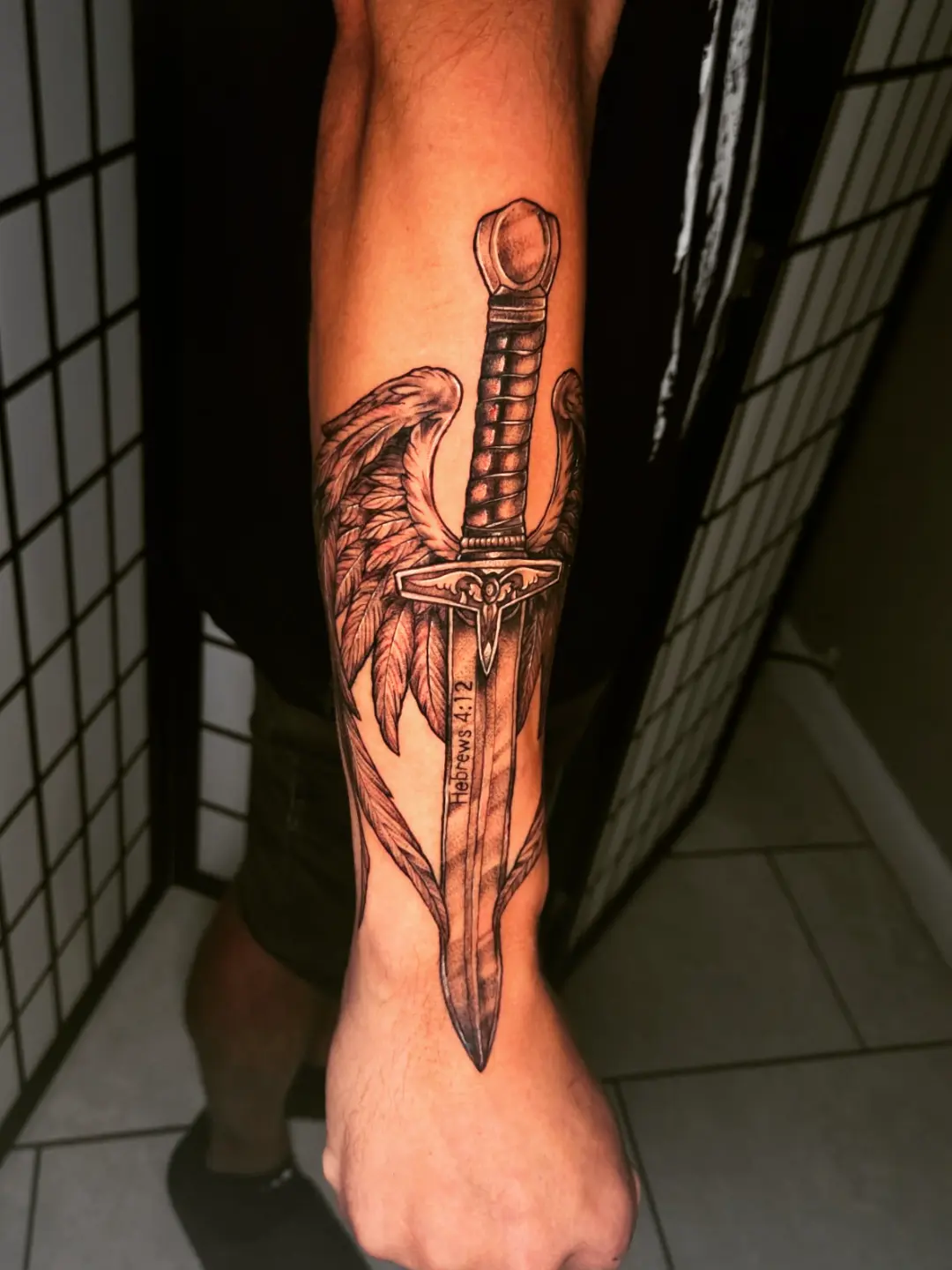 Tattoo by @johnnyloudertattoo — black_and_grey