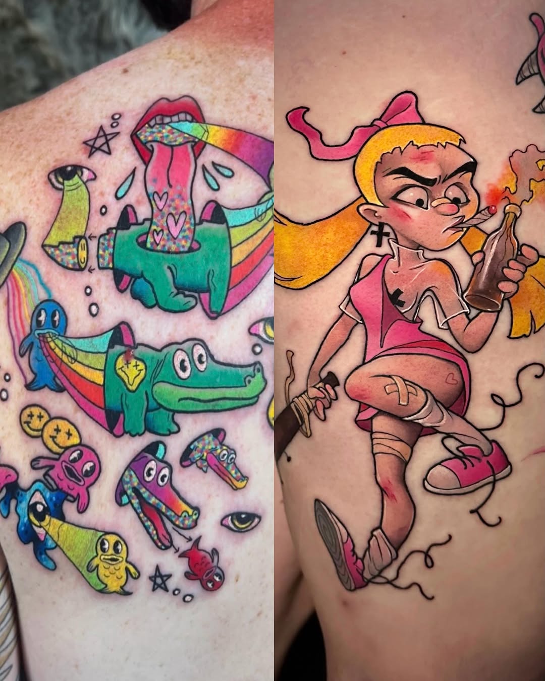 Tattoo by @mama.stiflera — new_school, illustrative