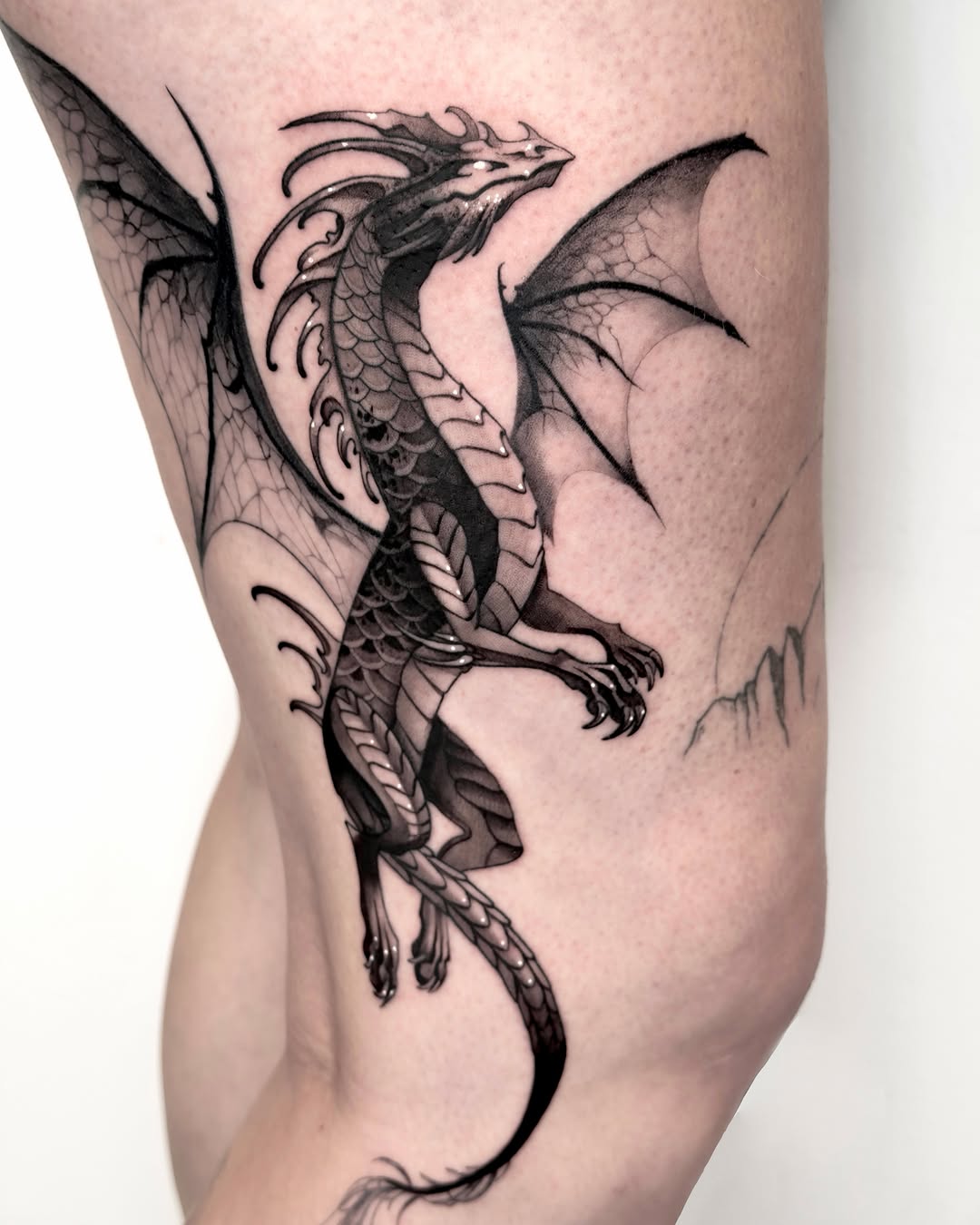 Tattoo by @tommytattoo333 — black_and_grey, realism