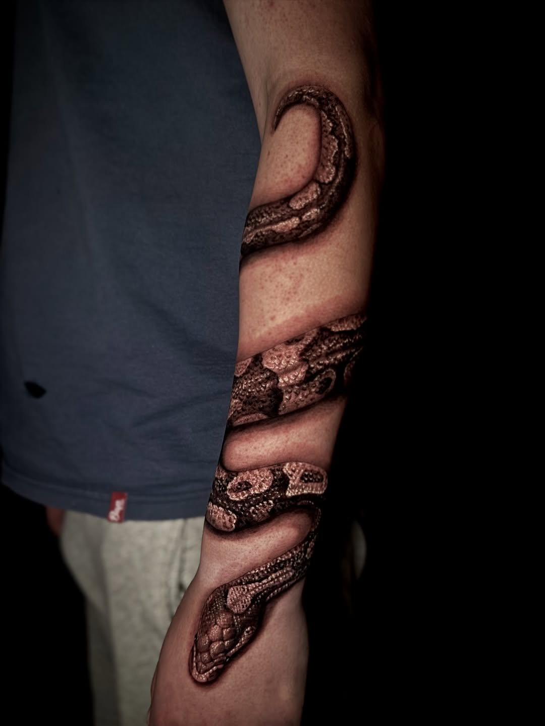 Snake Japanese tattoo on the forearm by πΈπππ πππ€