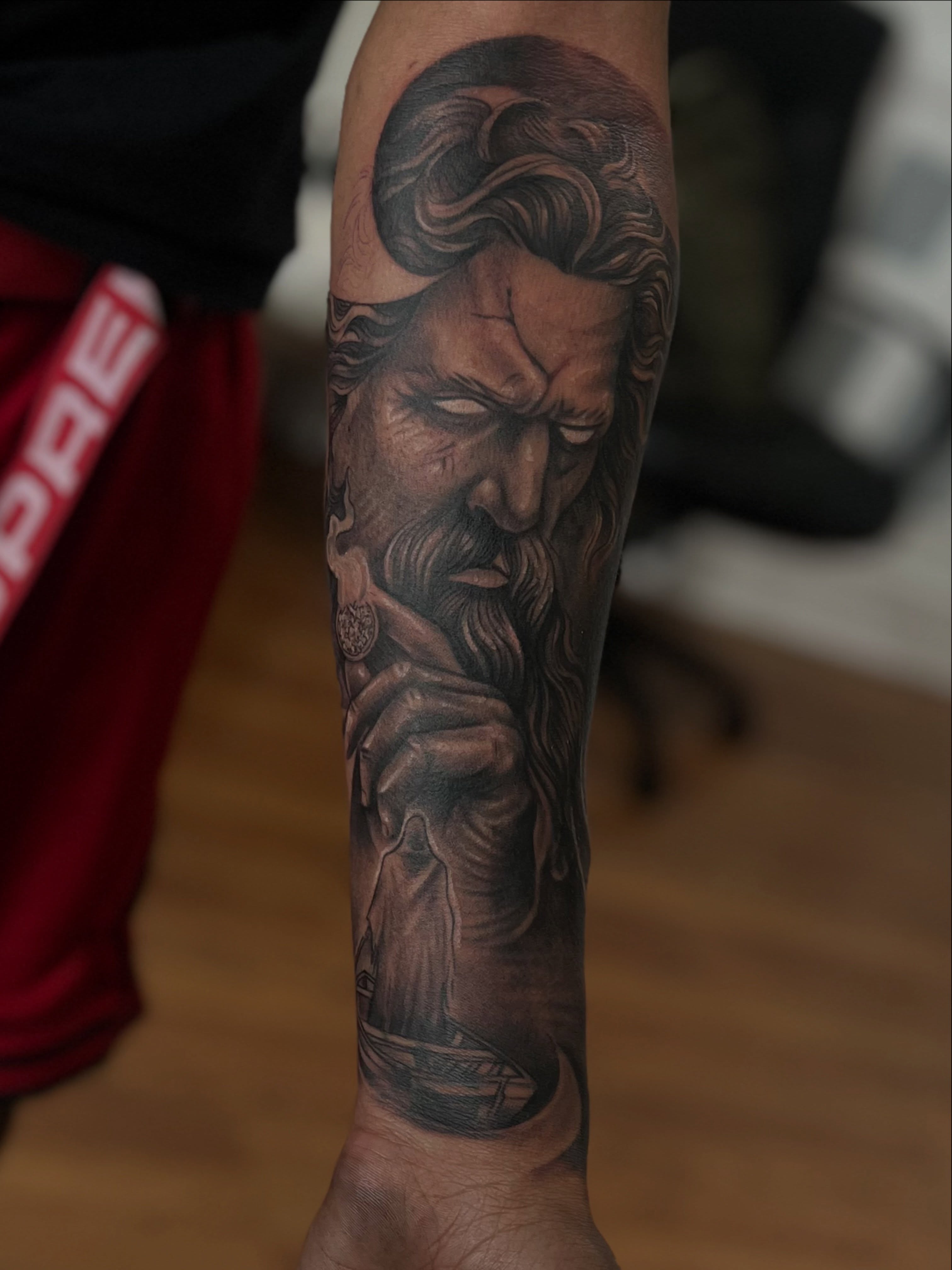 Tattoo by @greytatto_93 — realism, black_and_grey