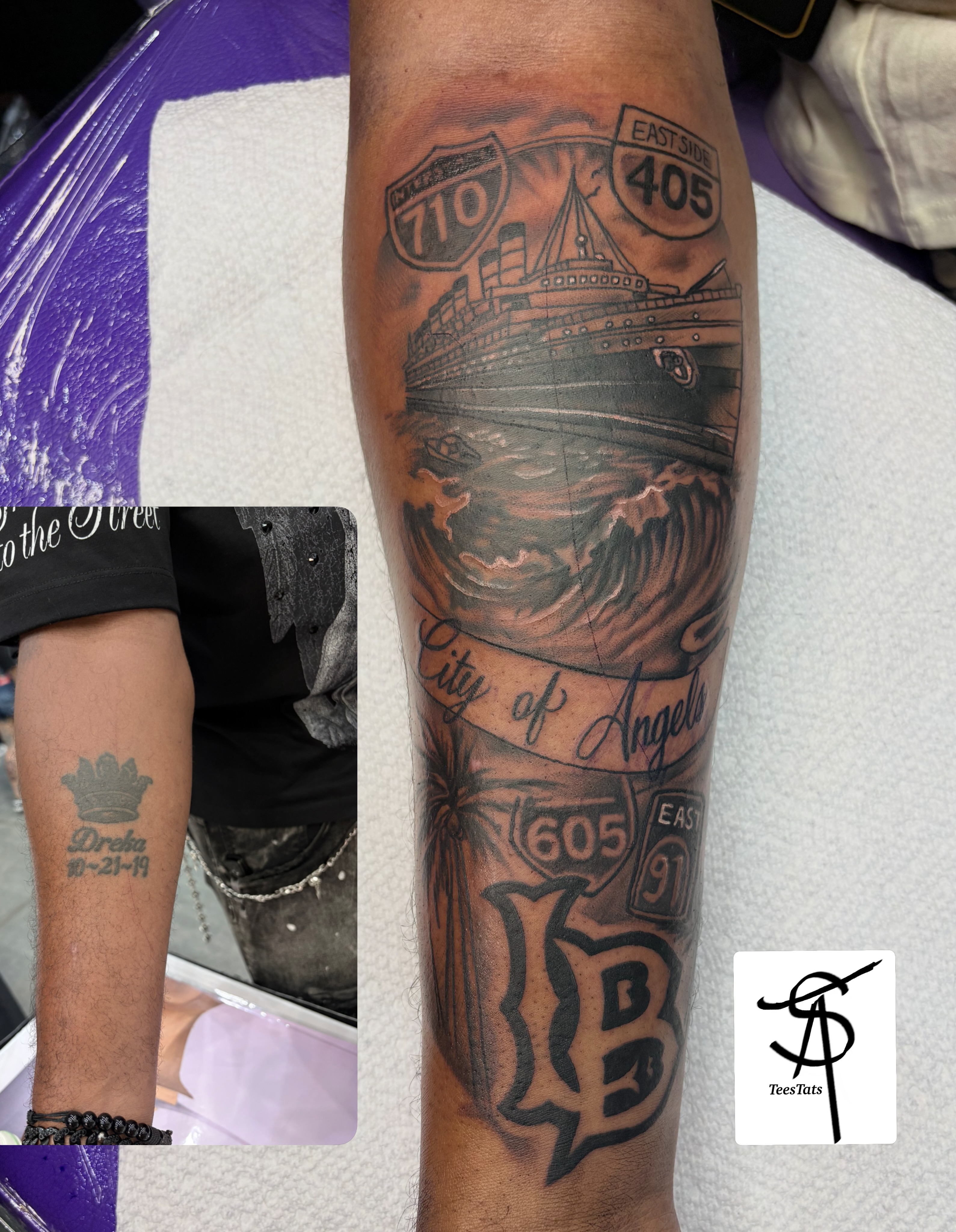 Tattoo by @tatte3_ — black_and_grey, realism
