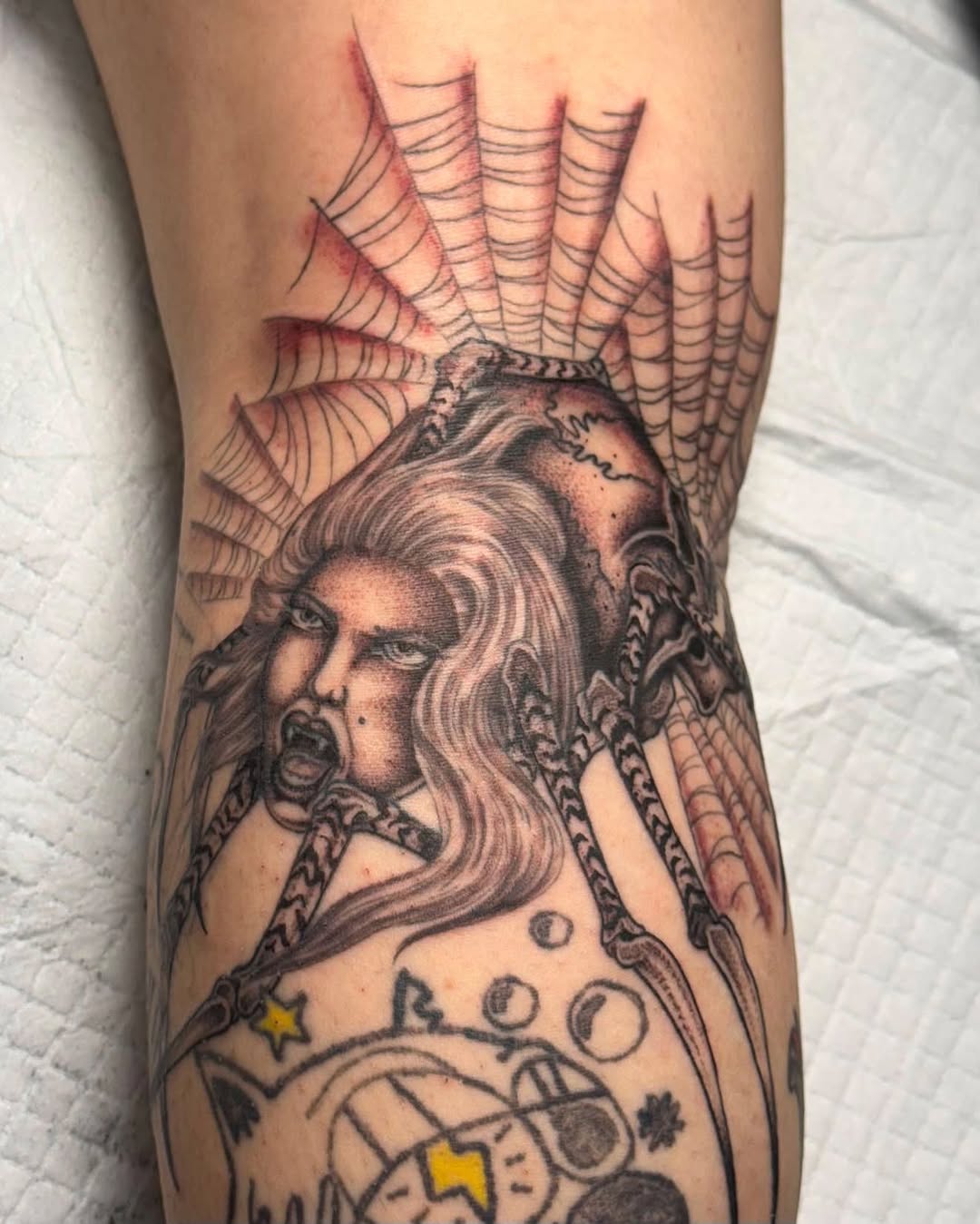 Tattoo by @mattytattsaz — dark_realism, black_and_grey
