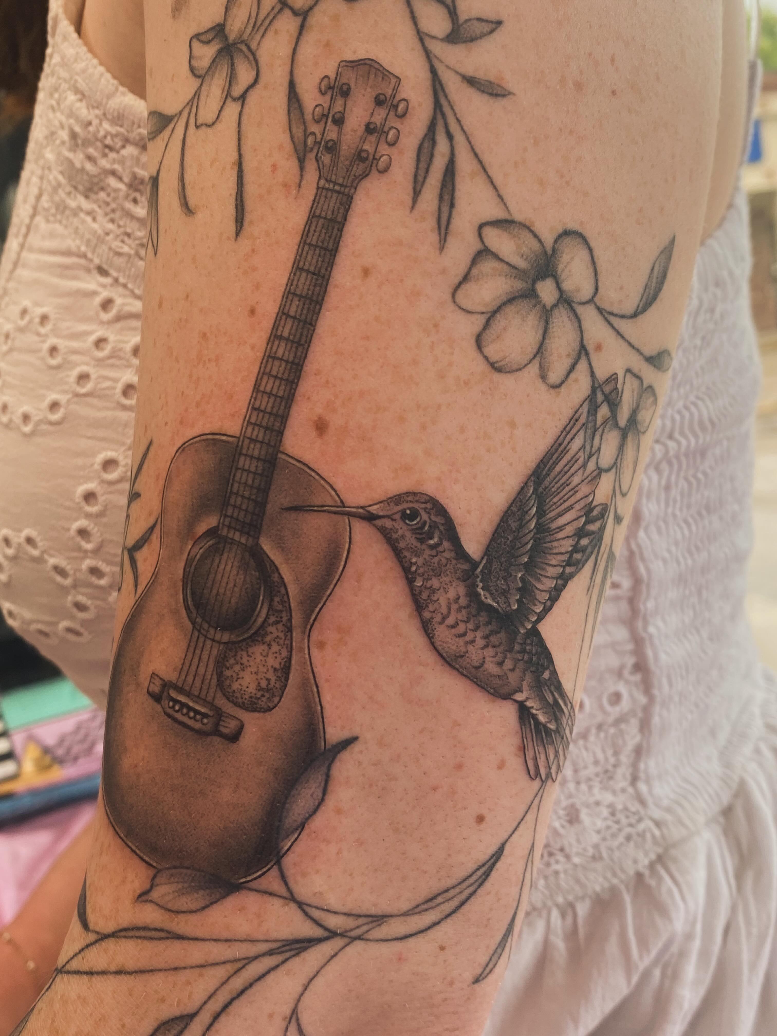 Tattoo by @wariospeedwagon — black_and_grey, realism