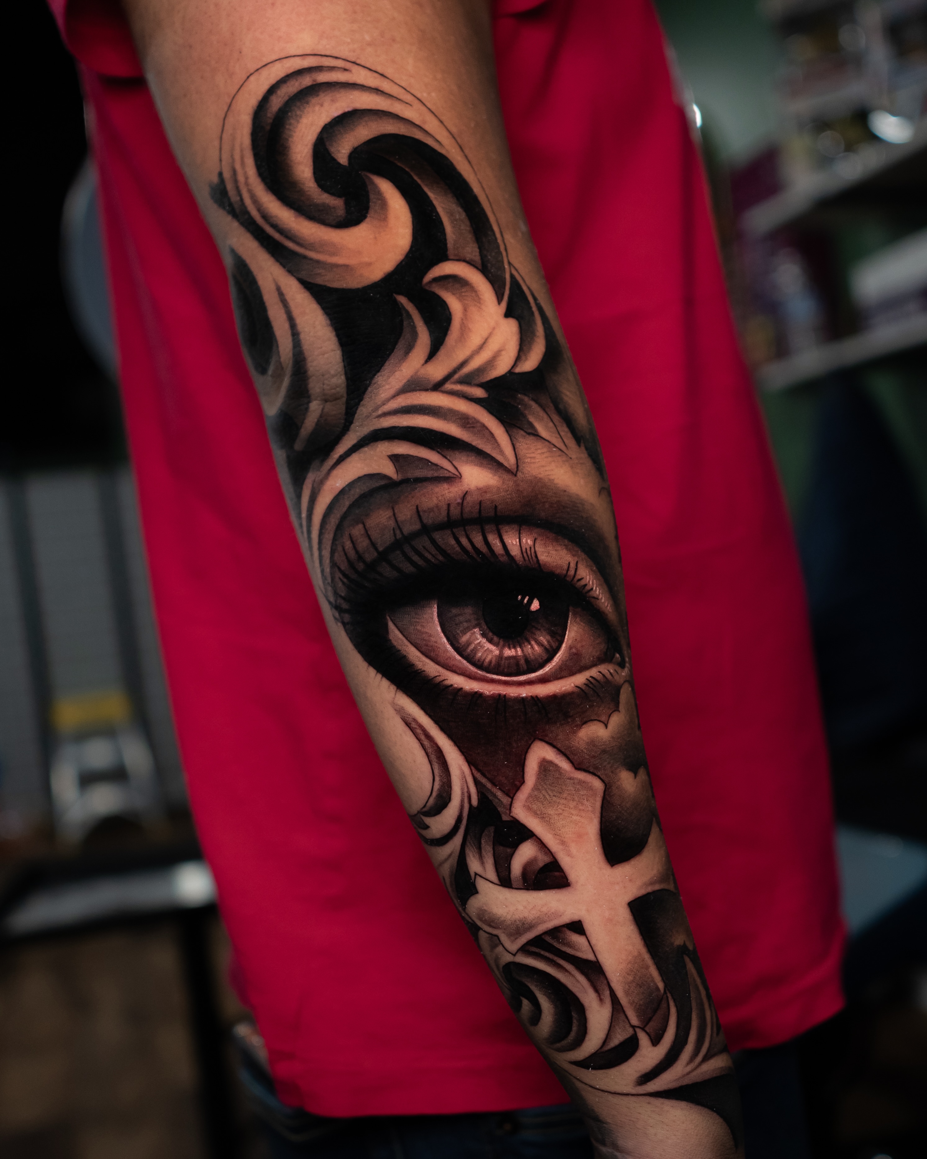 Tattoo by @inkbyjavi — realism, black_and_grey