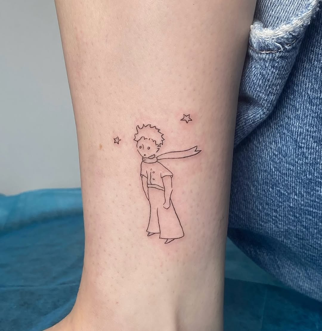 The little prince ignorant tattoo on the forearm by 𝓖𝓻𝓪𝓬𝓮 𝓑𝓮𝓵𝓵