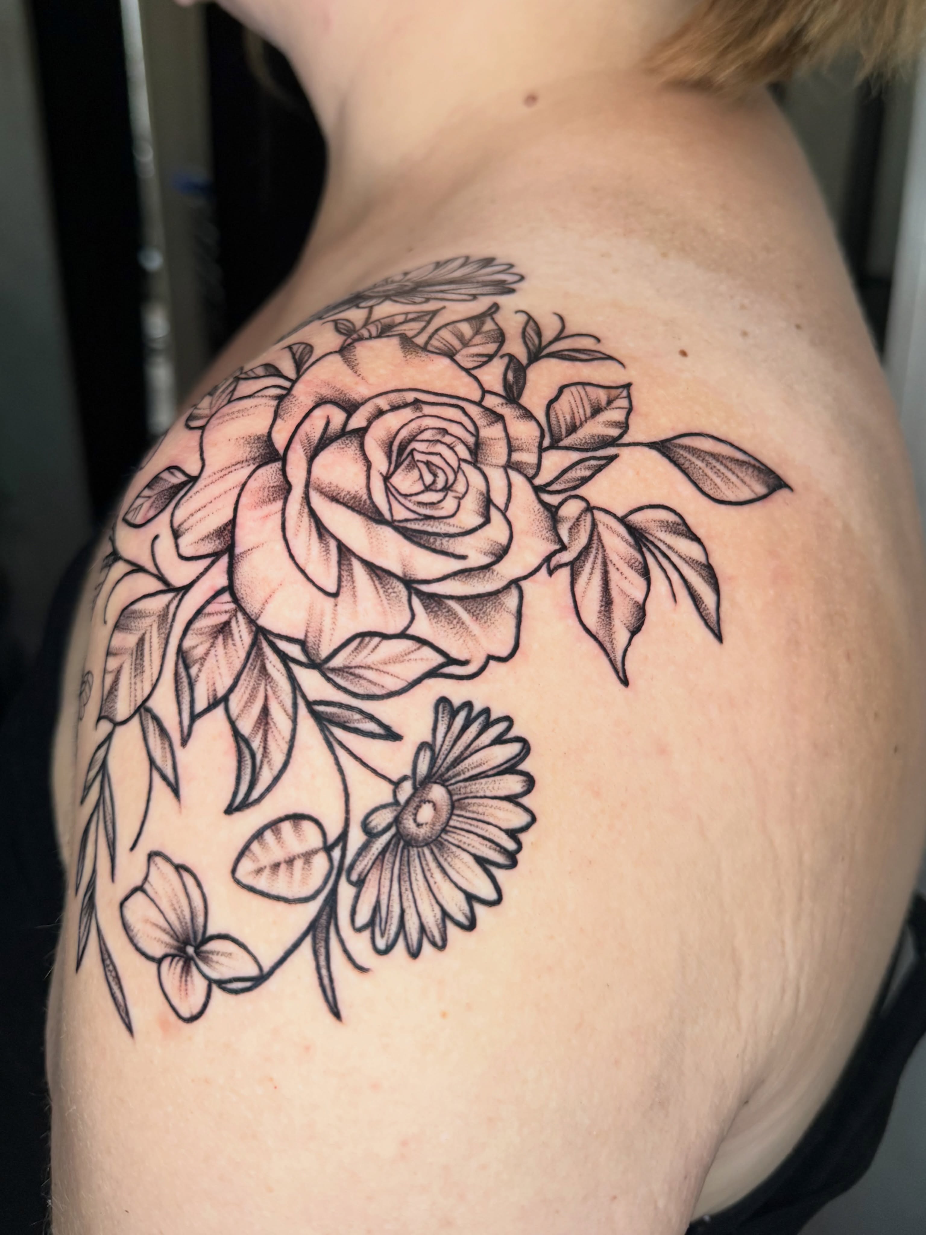 Tattoo by @inked_by_k — black_and_grey