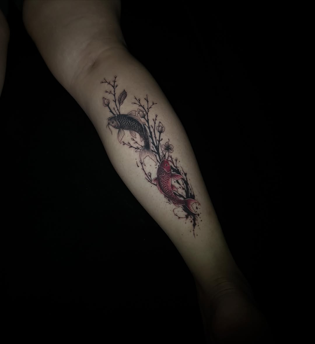 Tattoo by @sad_girl_tattoos — japanese_irezumi, black_and_grey