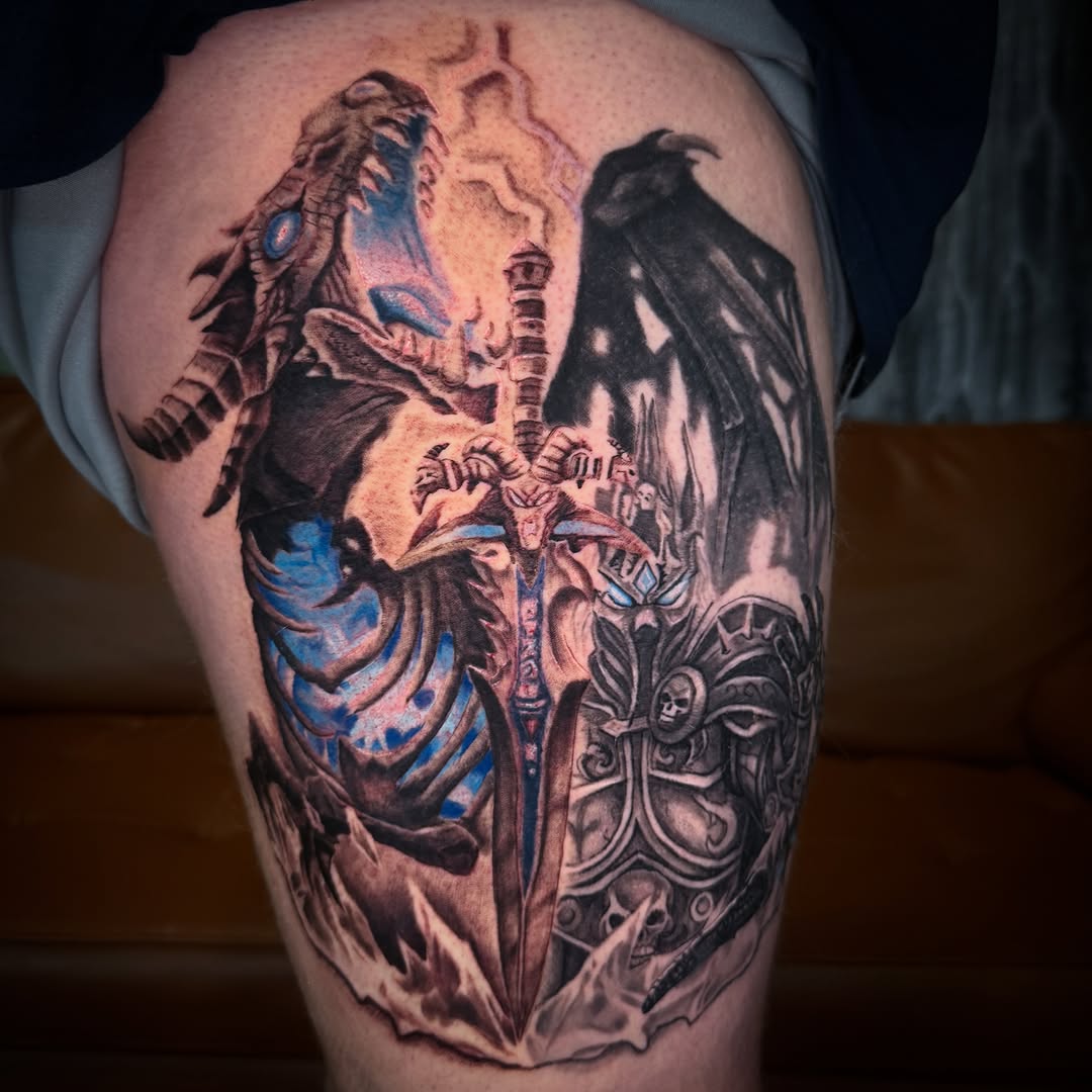Tattoo by @maybebaby_tattoo — realism, dark_realism