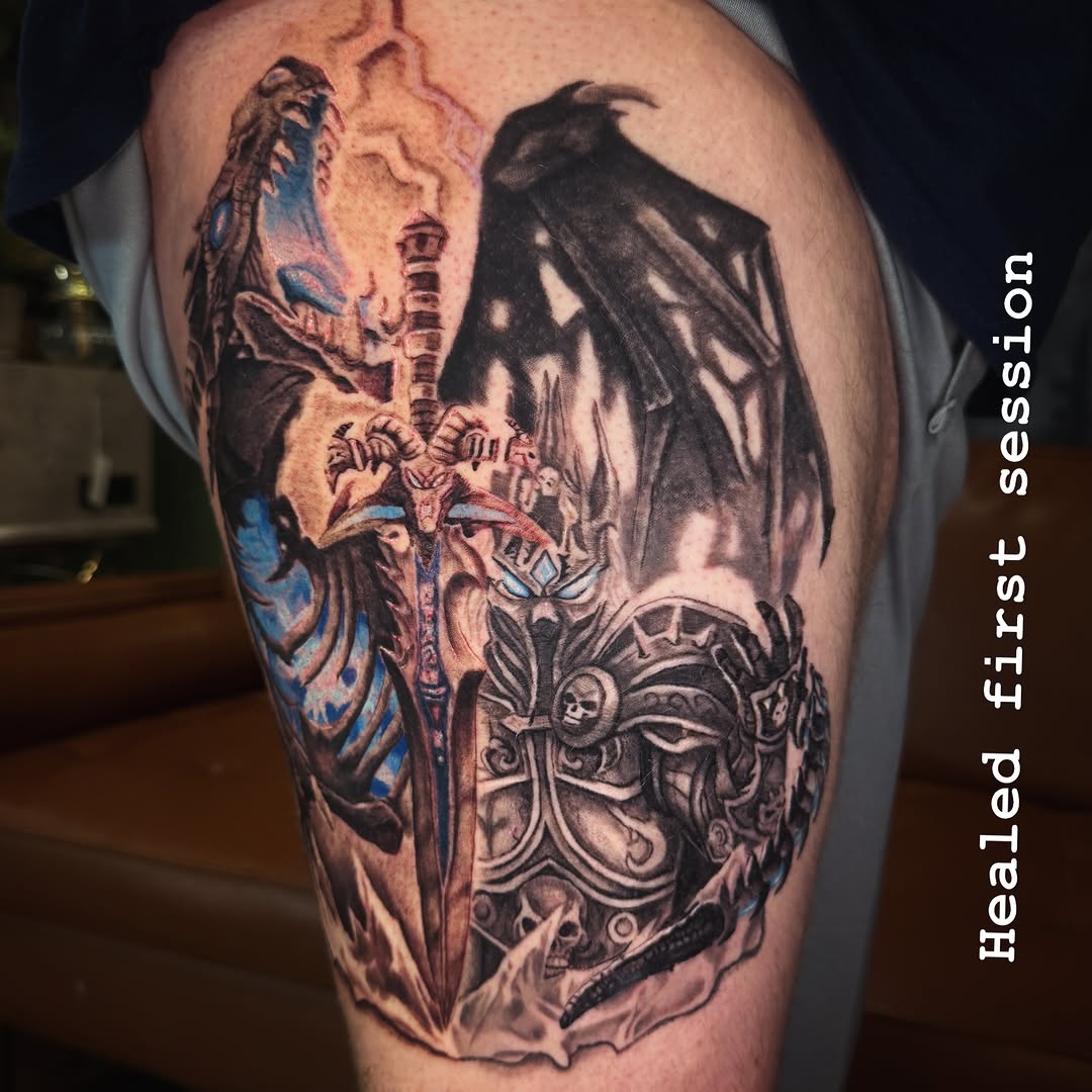 Tattoo by @maybebaby_tattoo — realism, black_and_grey