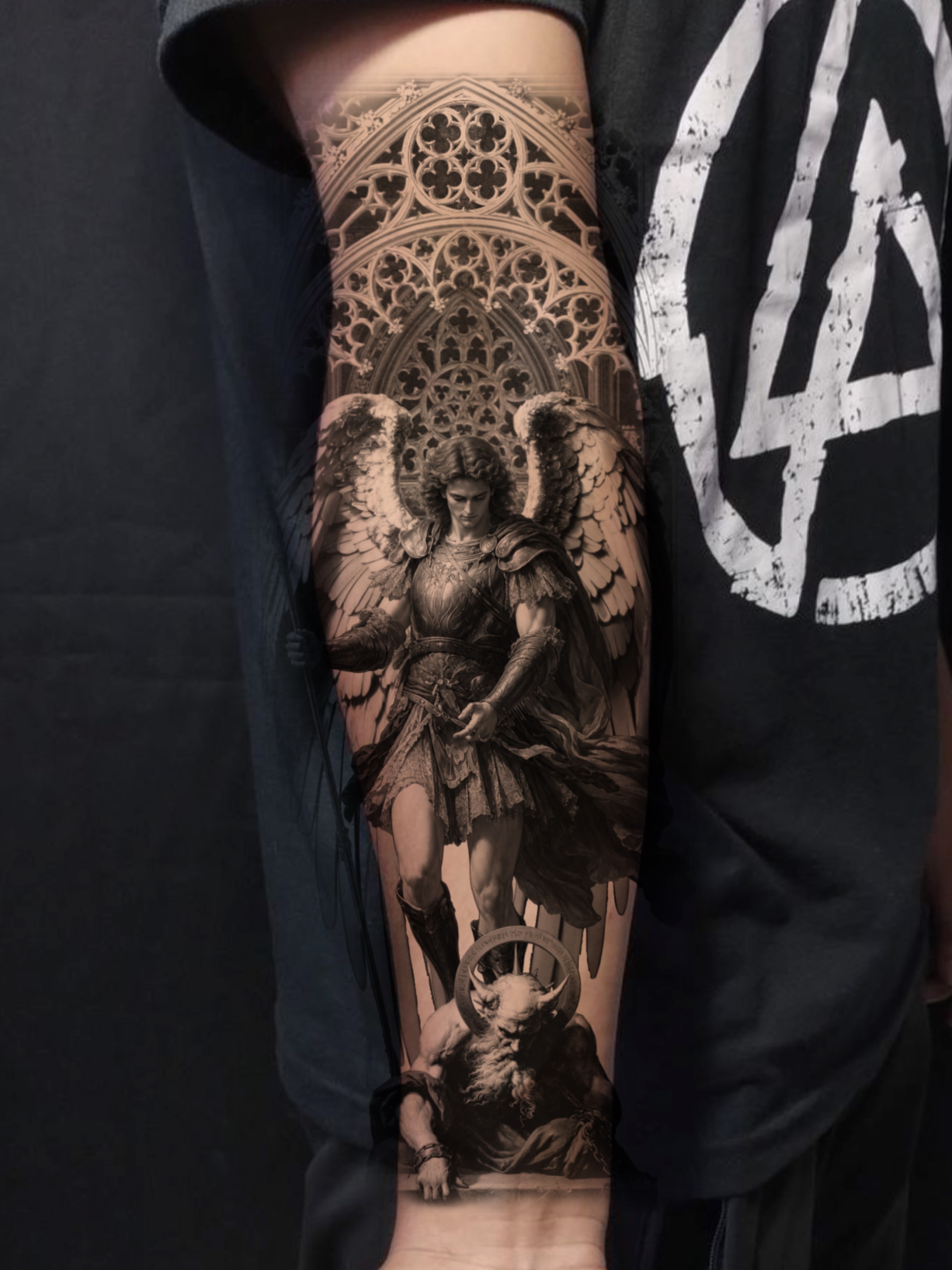 Tattoo by @tattooer_amu — black_and_grey, realism