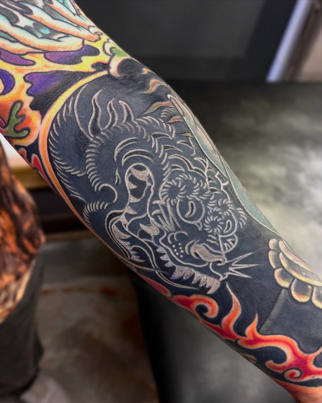 Tattoo by @marcosrivera_tattoo — japanese_irezumi, blackwork